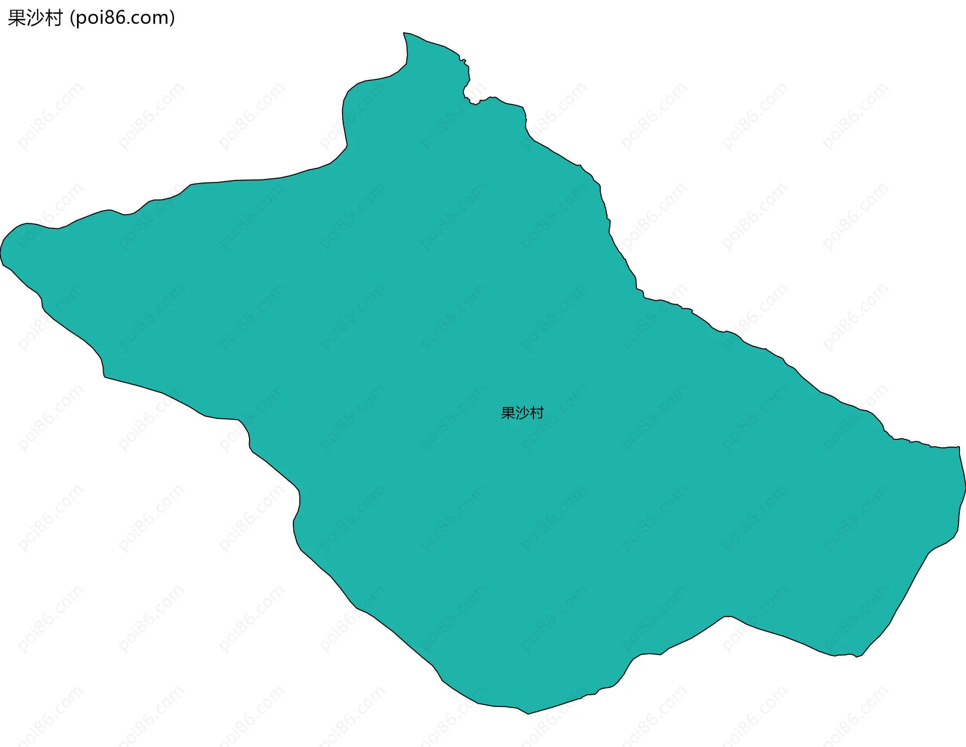 果沙村边界地图