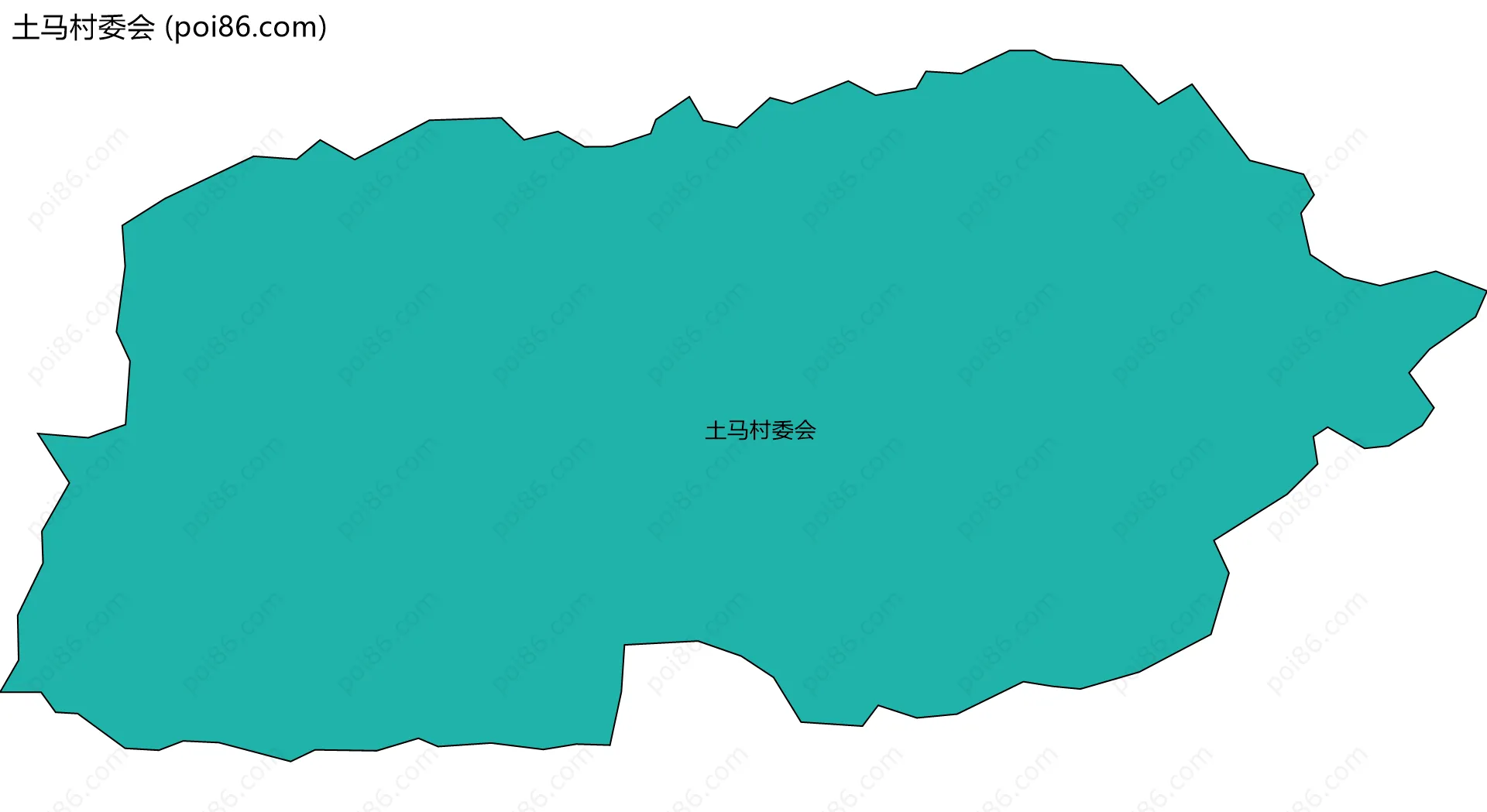 土马村委会边界地图