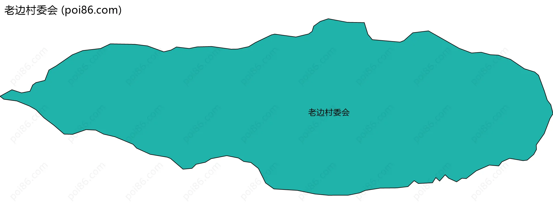 老边村委会边界地图