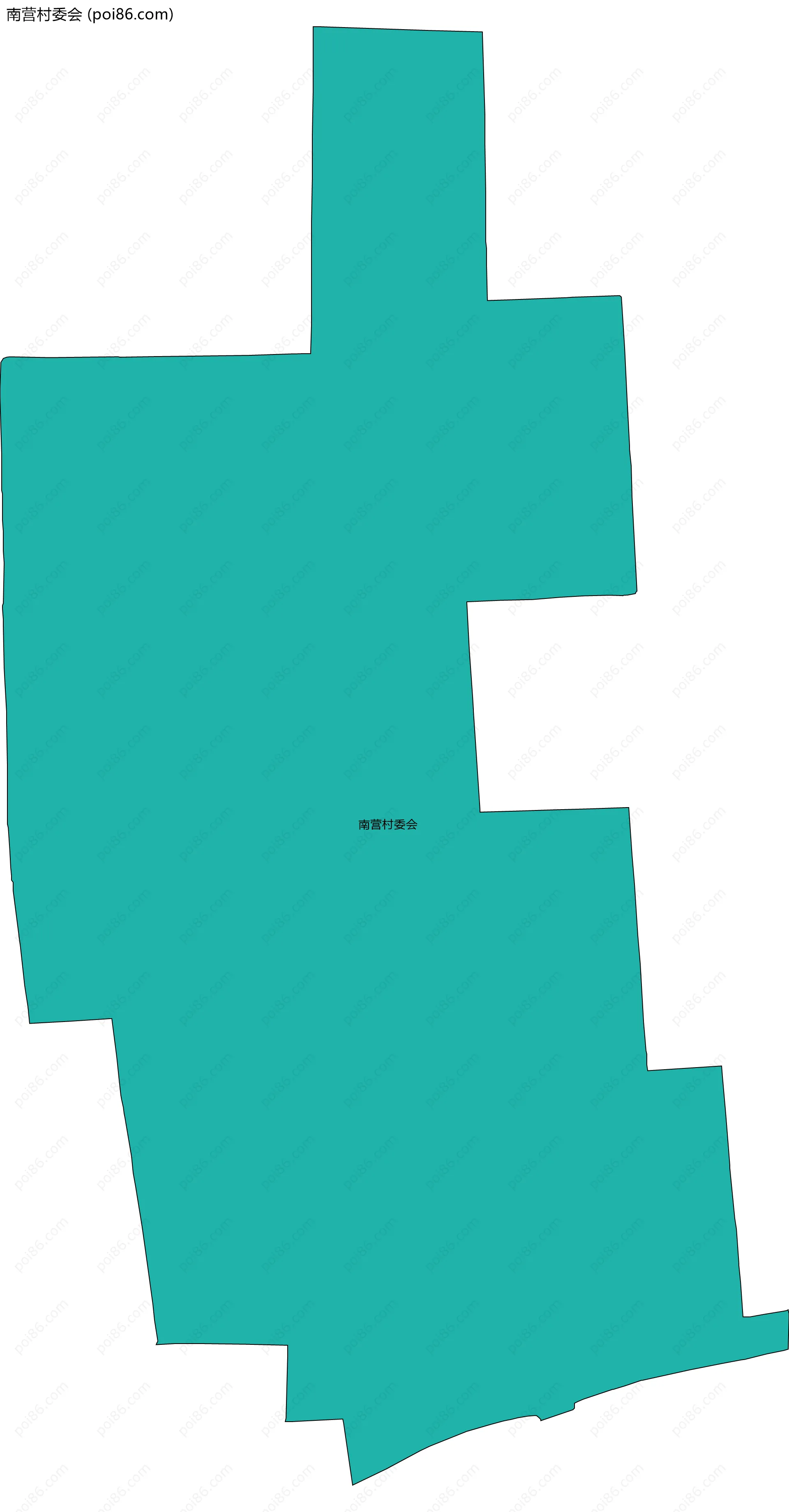 南营村委会边界地图