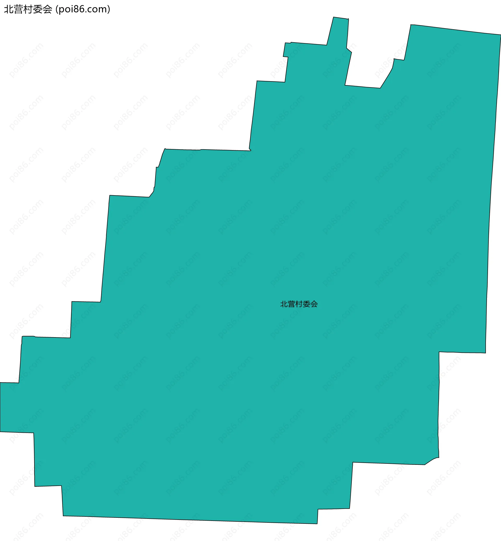 北营村委会边界地图