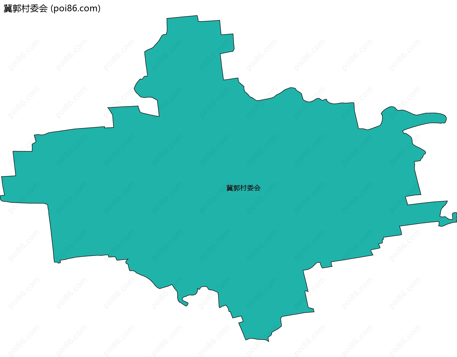 冀郭村委会边界地图