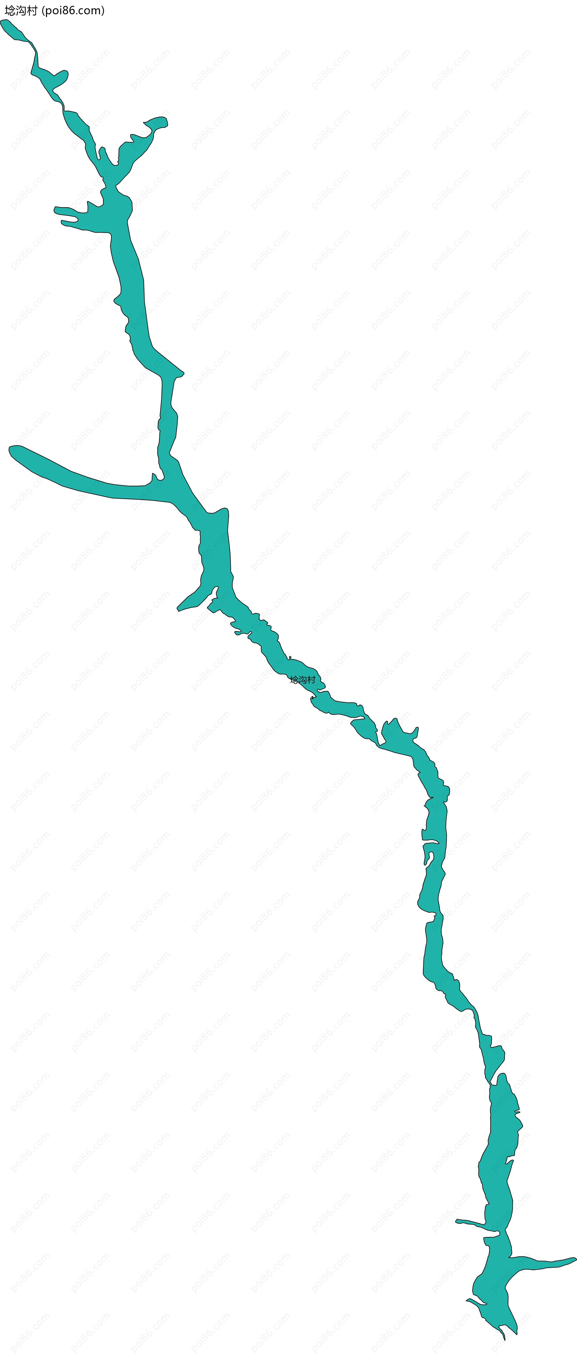 埝沟村边界地图