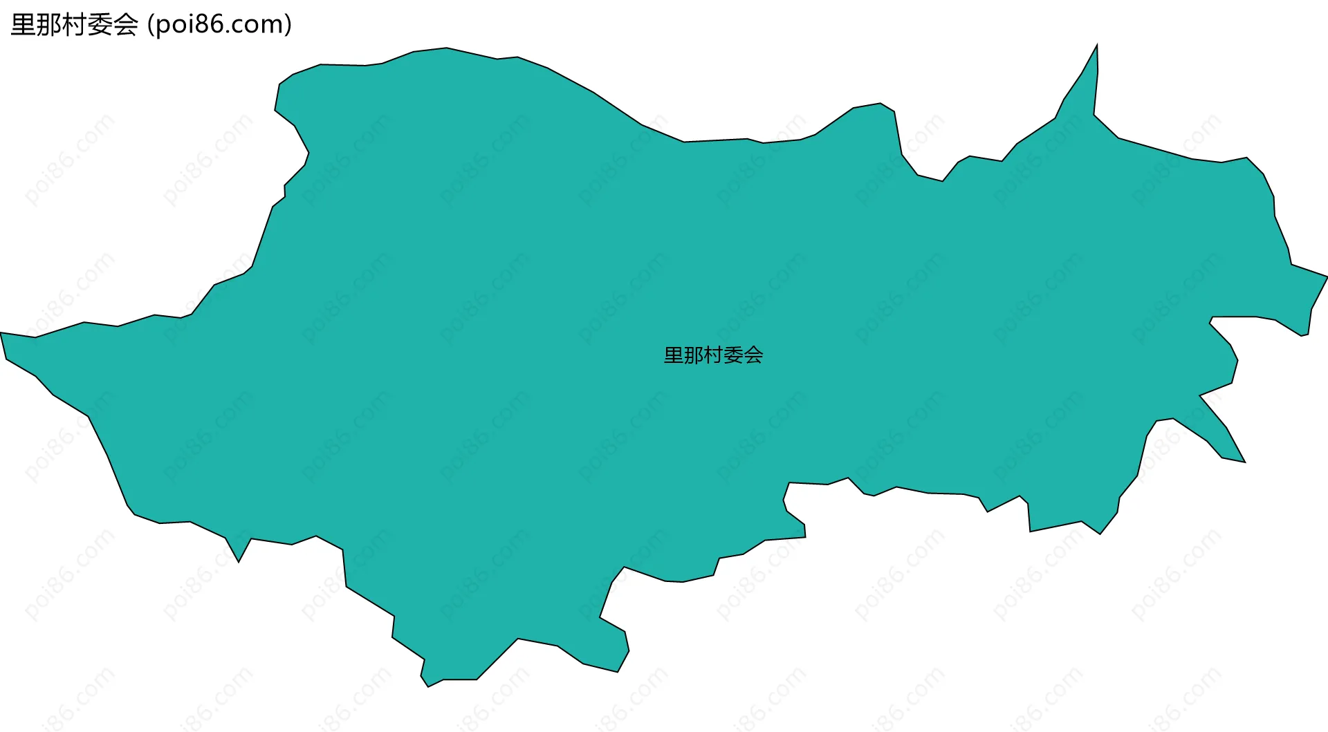 里那村委会边界地图