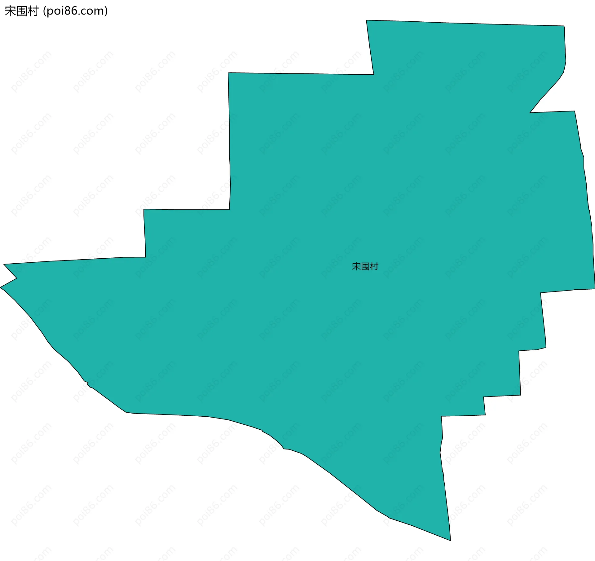 宋围村边界地图