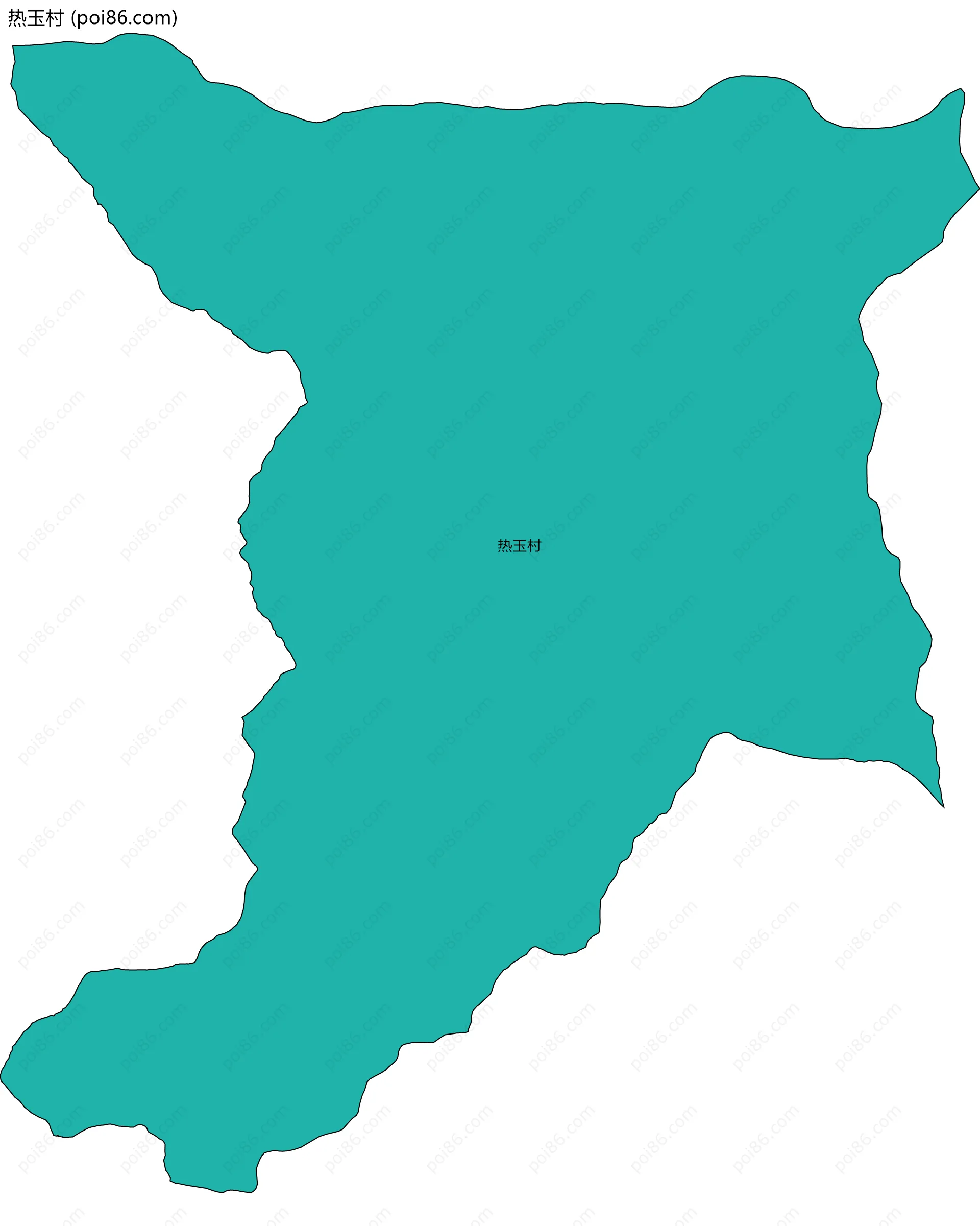 热玉村边界地图
