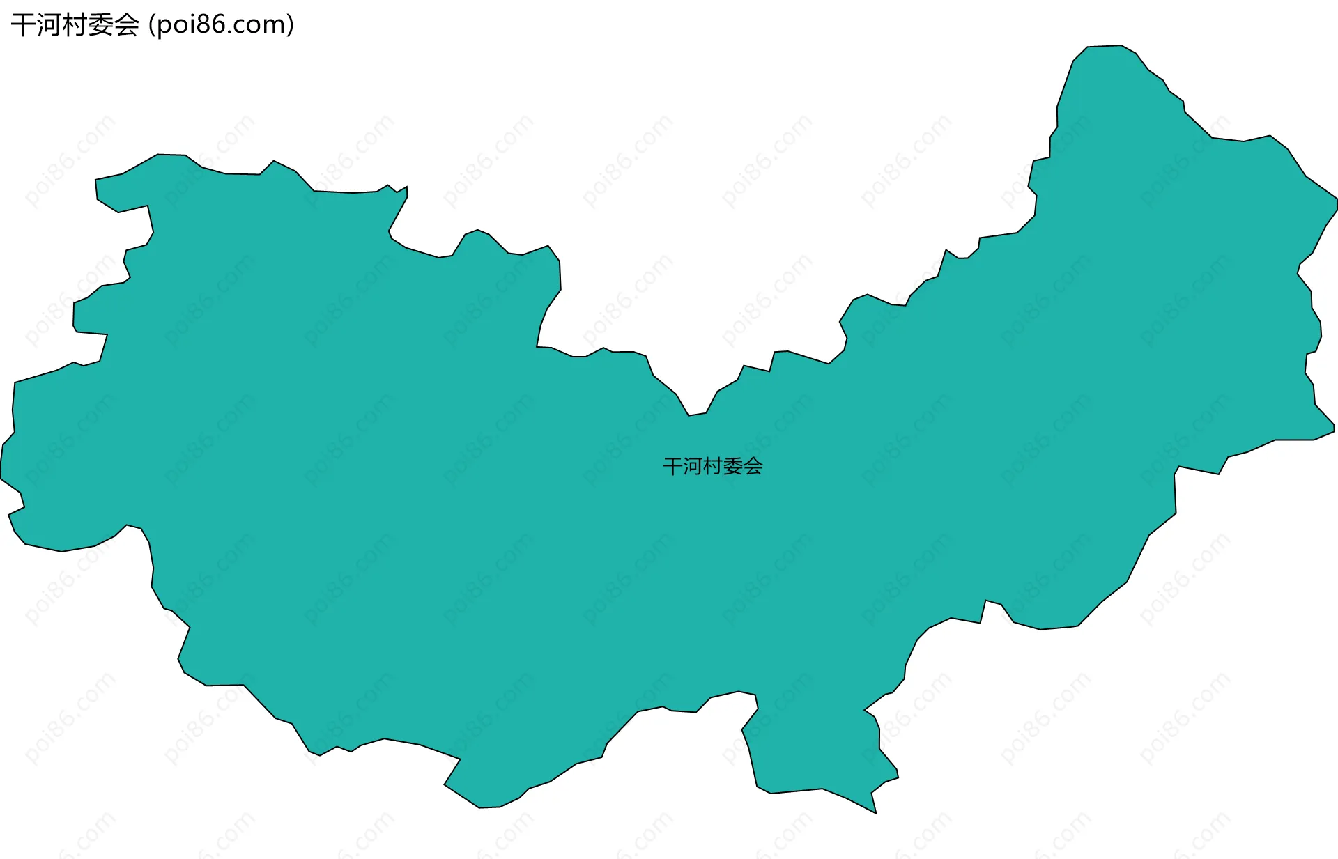 干河村委会边界地图