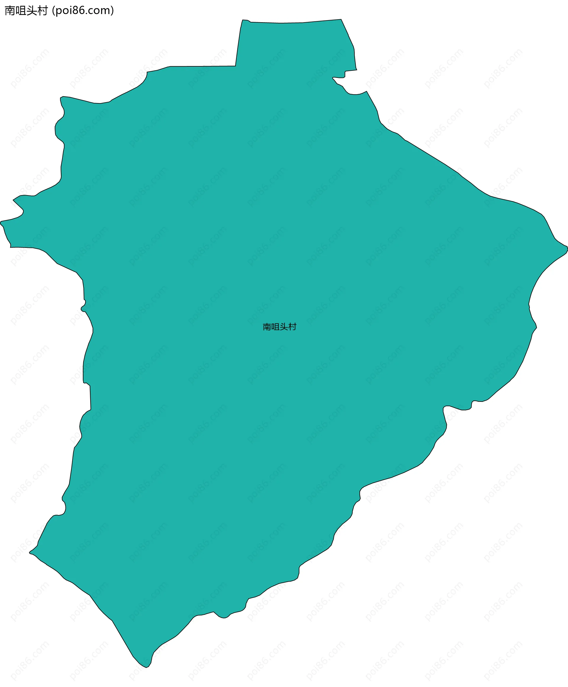 南咀头村边界地图