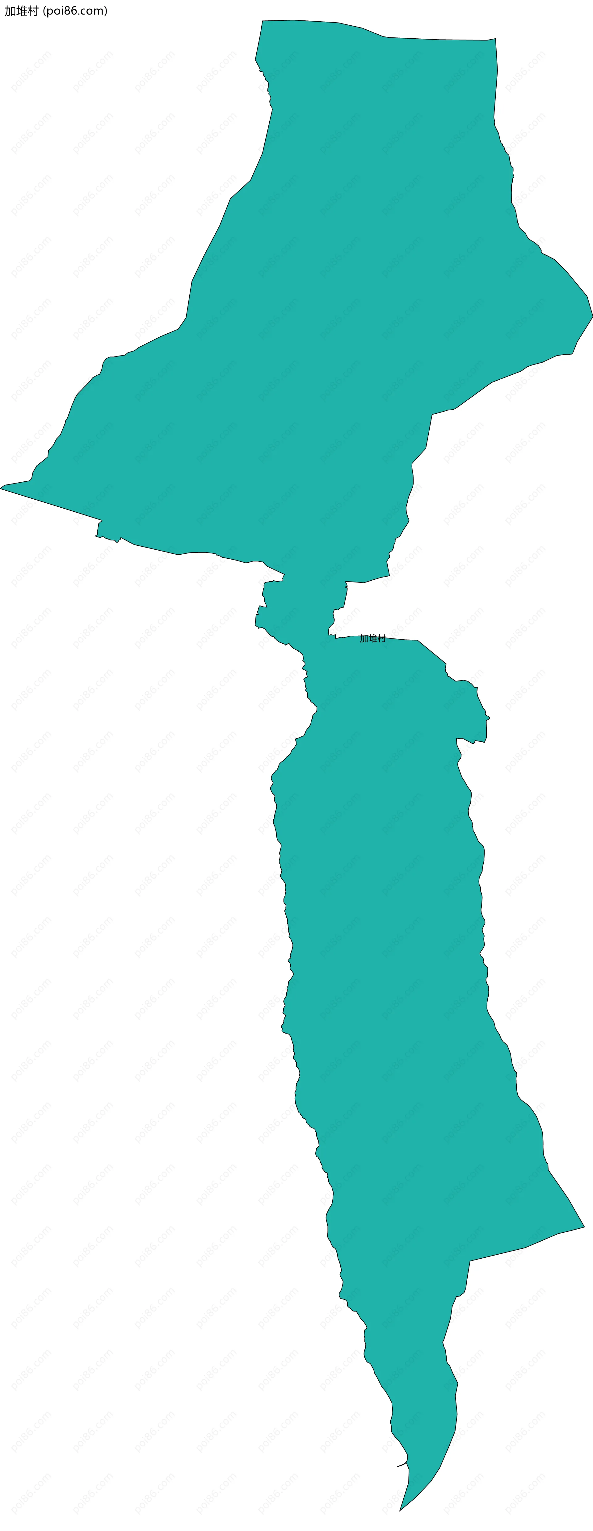 加堆村边界地图