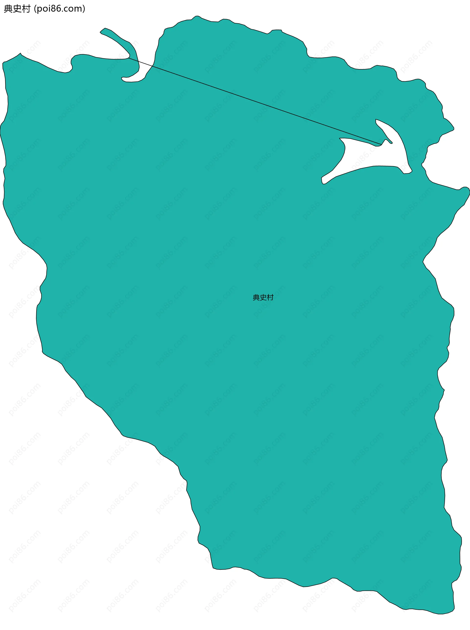 典史村边界地图