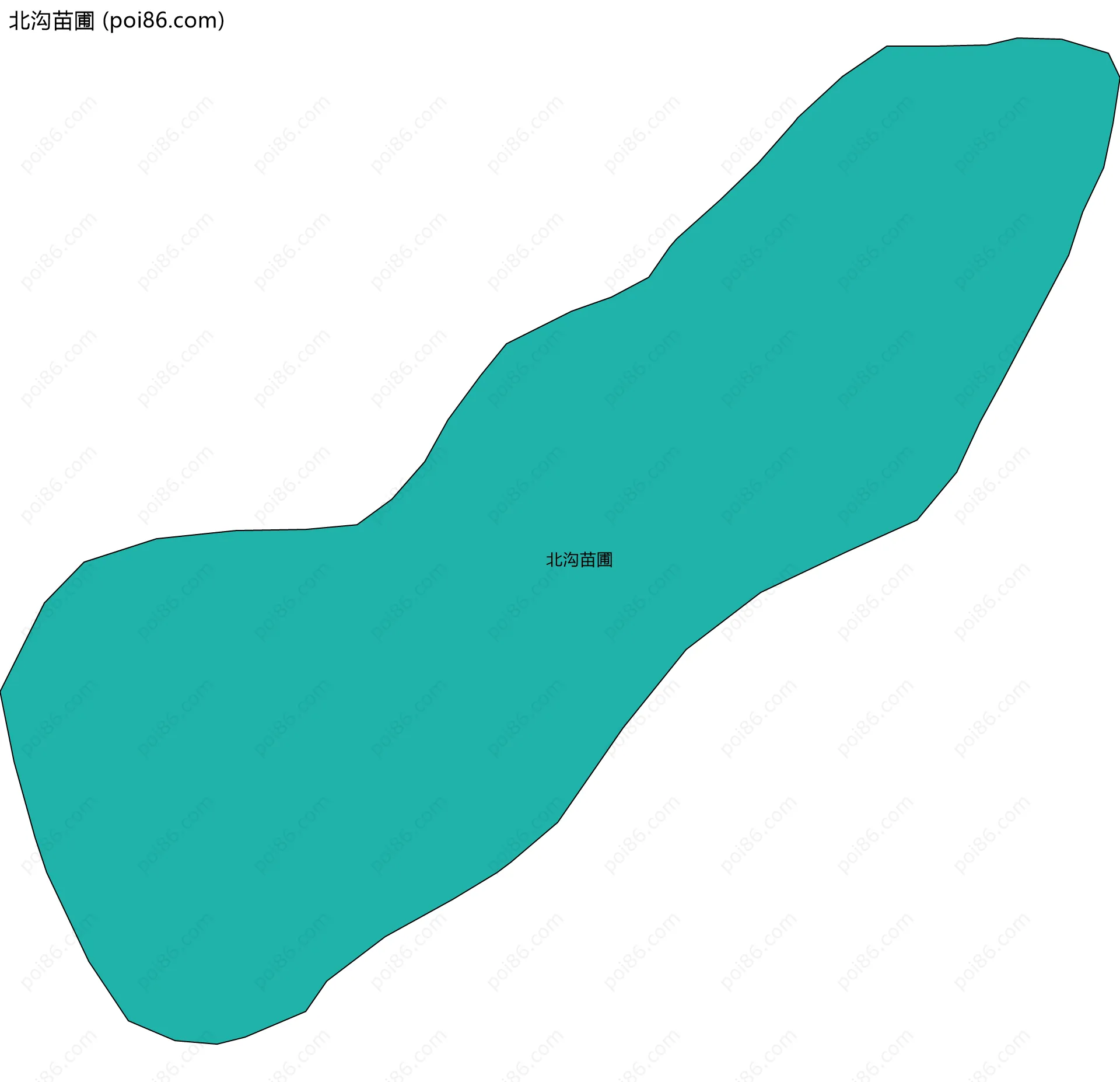 北沟苗圃边界地图