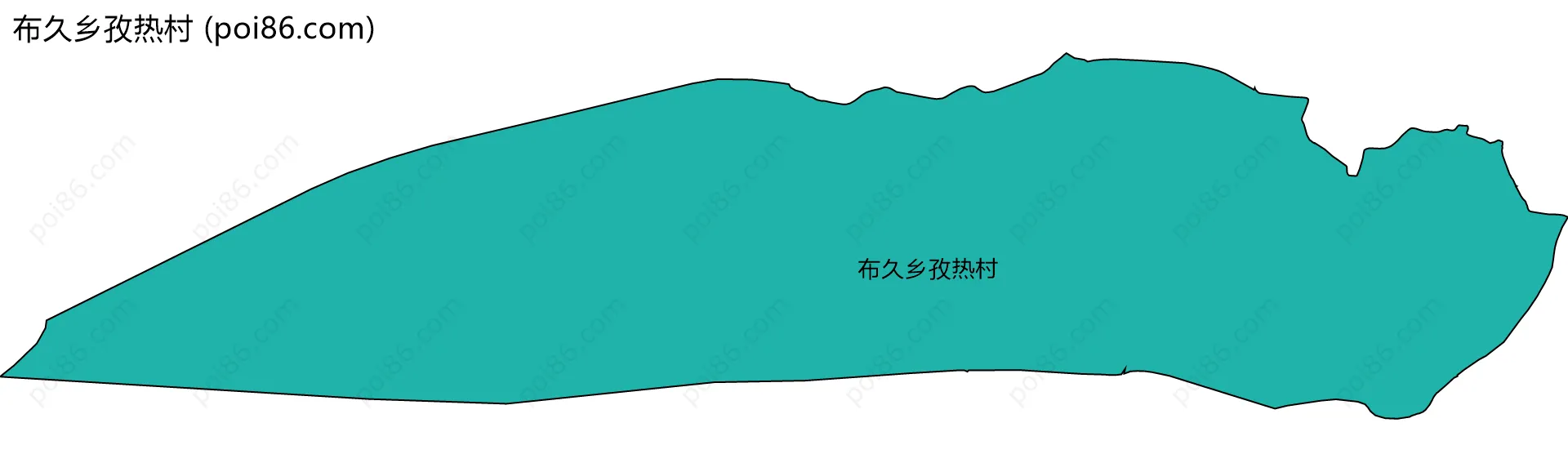 布久乡孜热村边界地图