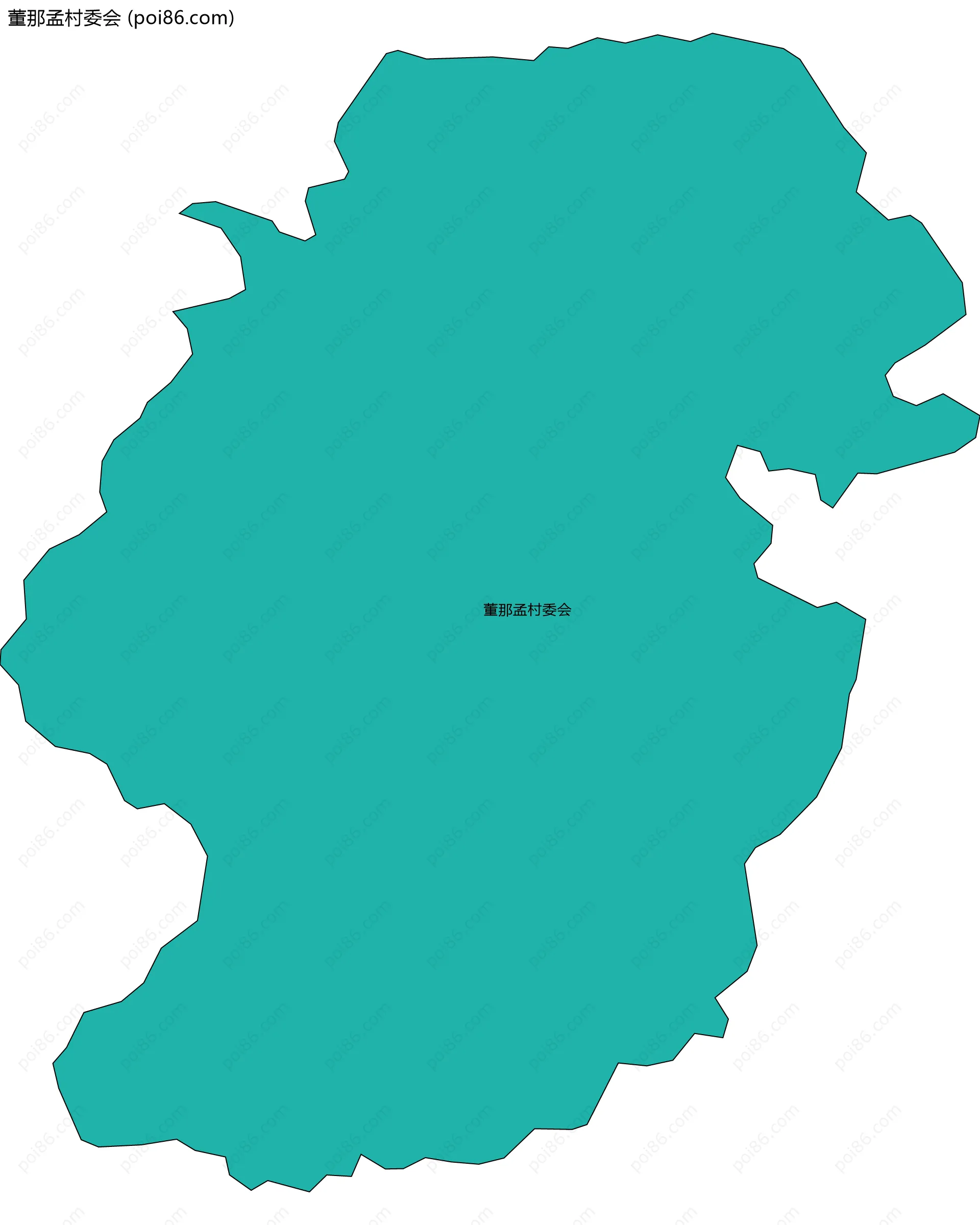 董那孟村委会边界地图