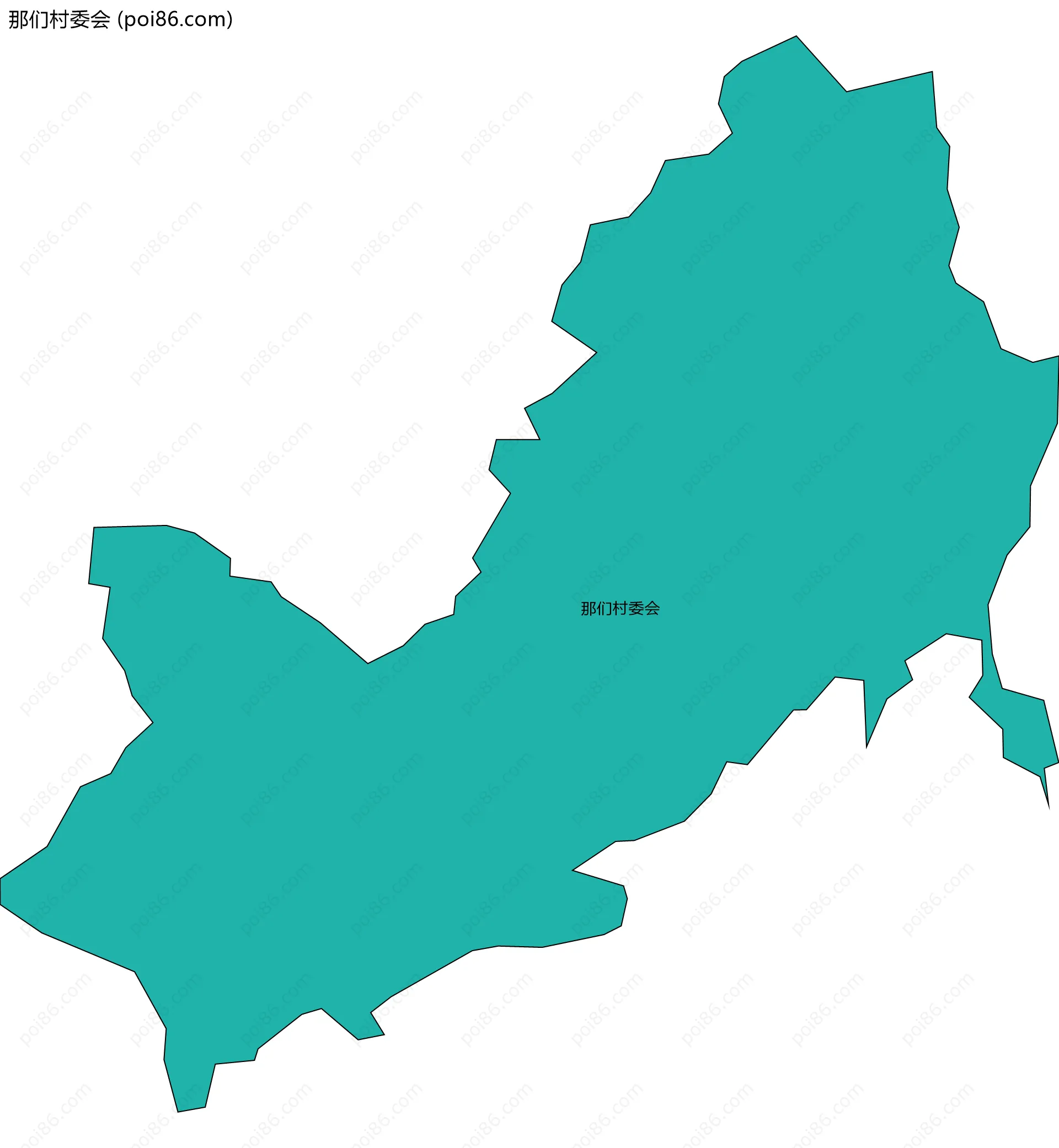 那们村委会边界地图