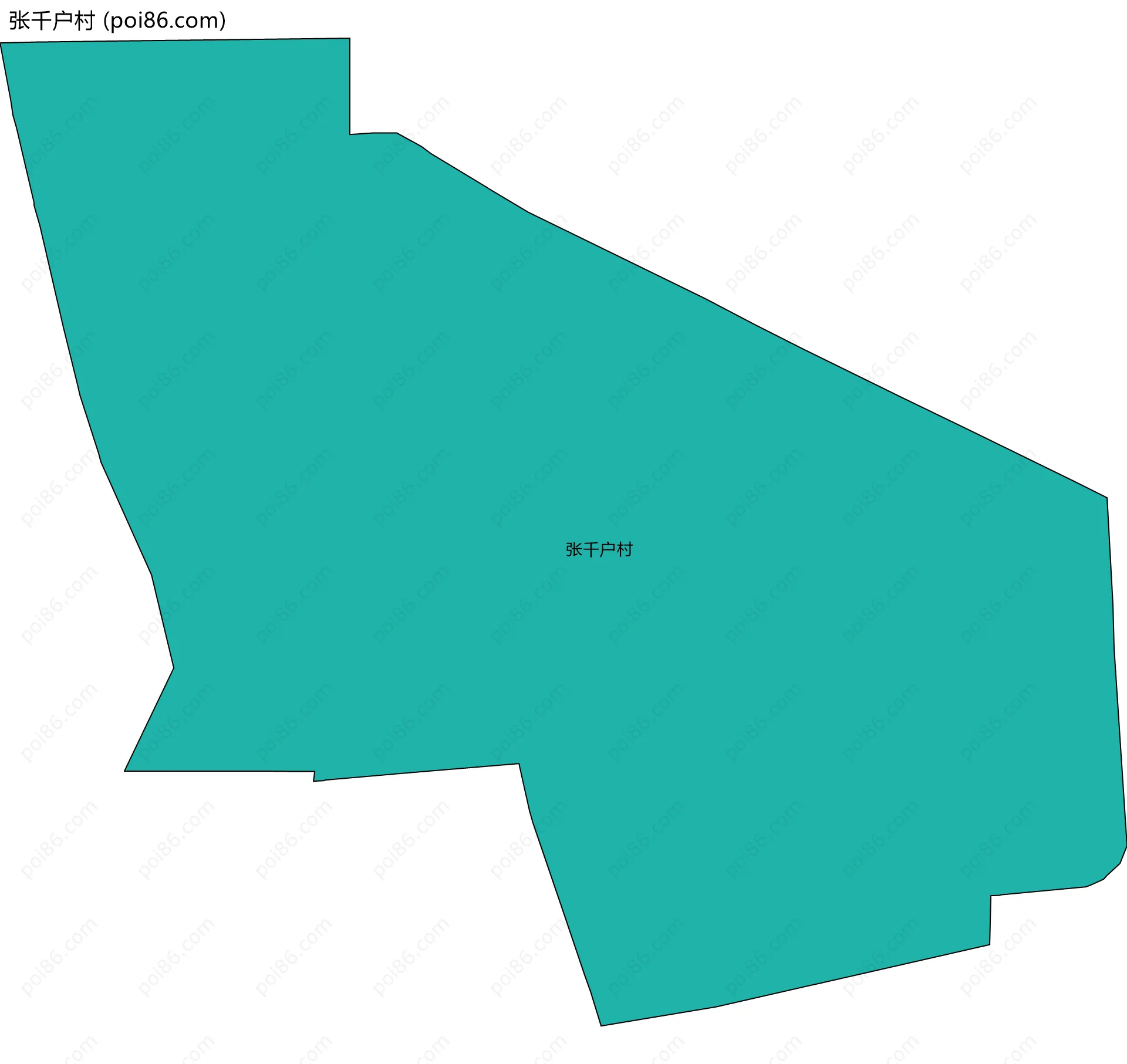 张千户村边界地图