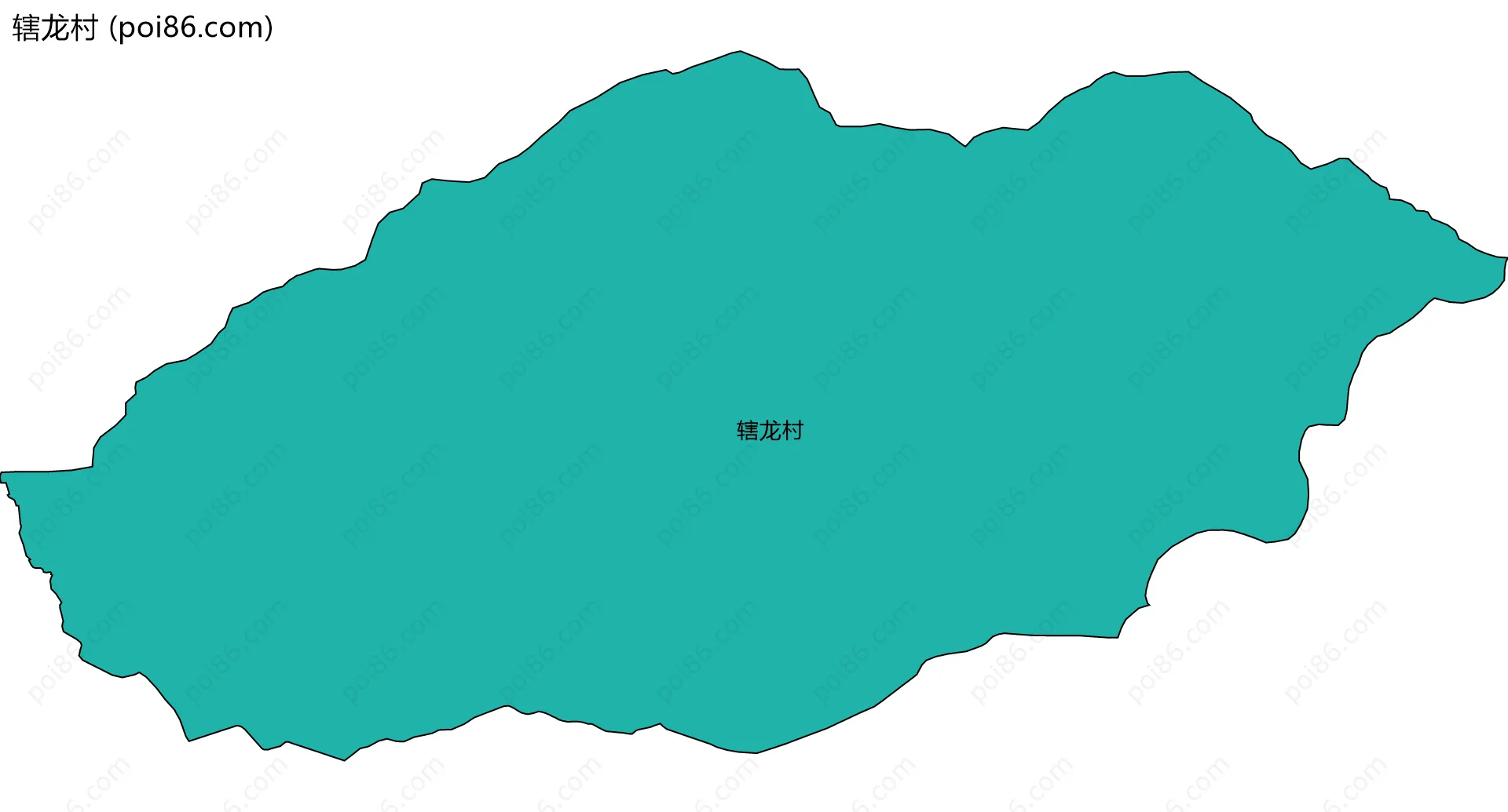 辖龙村边界地图
