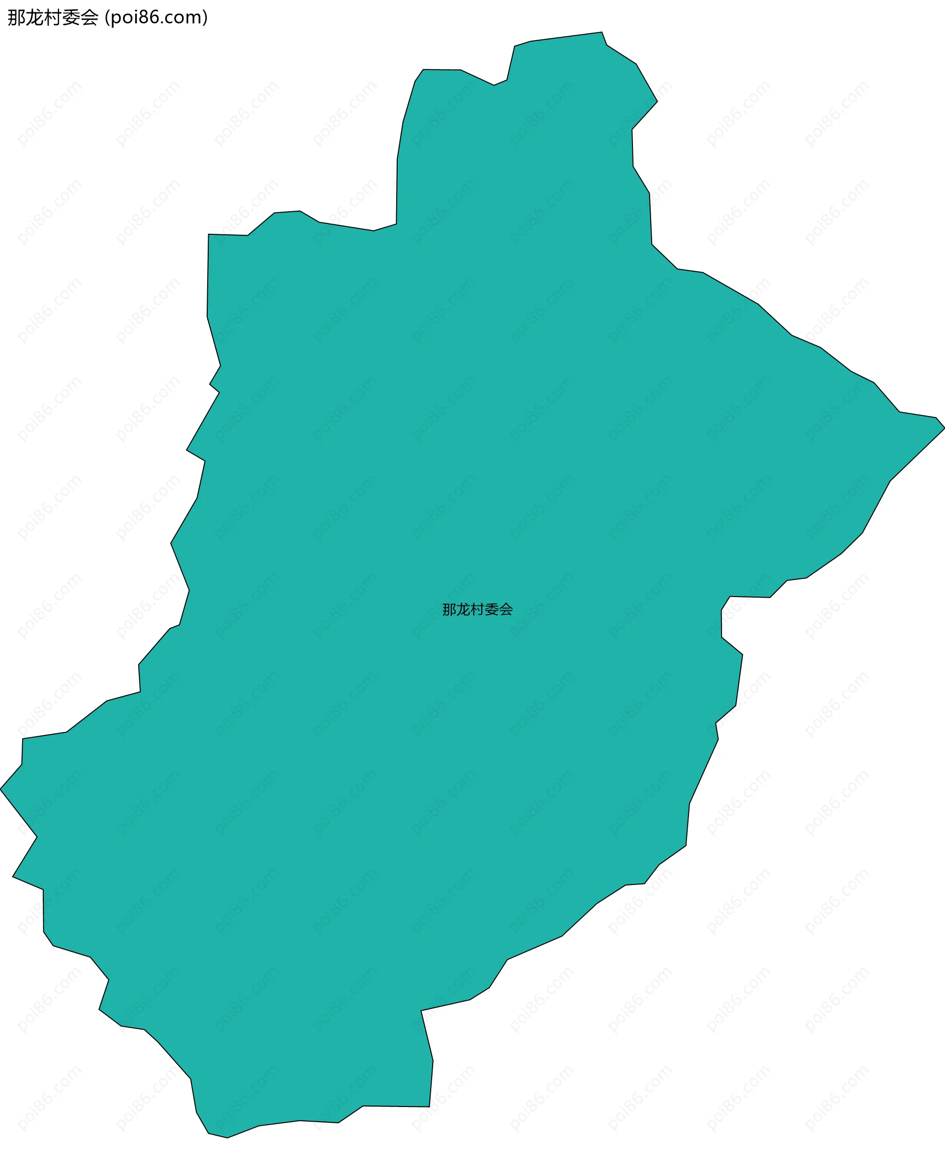 那龙村委会边界地图