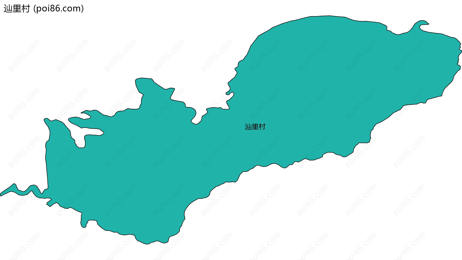 辿里村边界地图