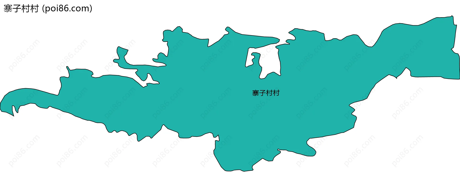 寨子村村边界地图