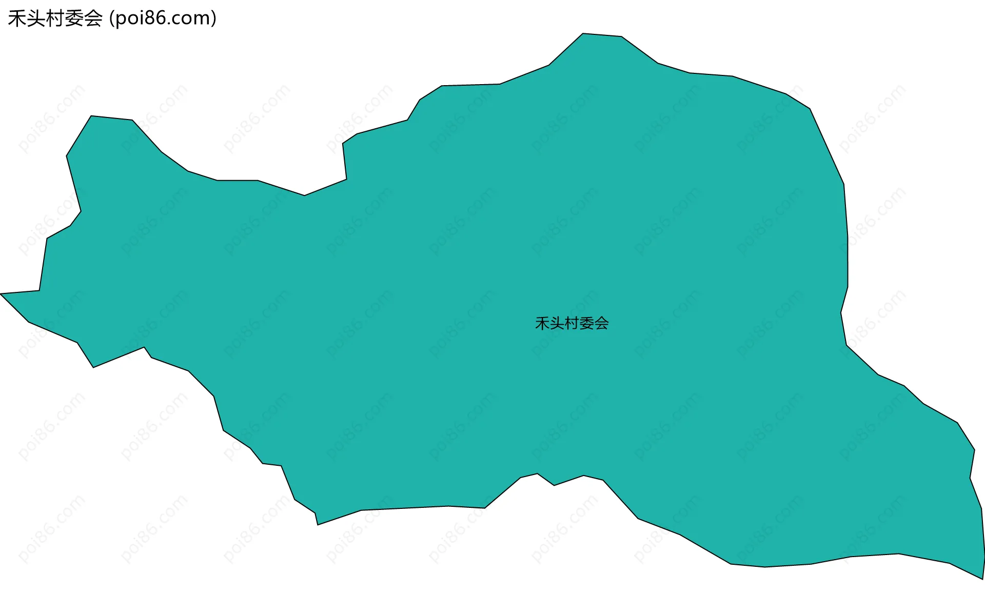 禾头村委会边界地图
