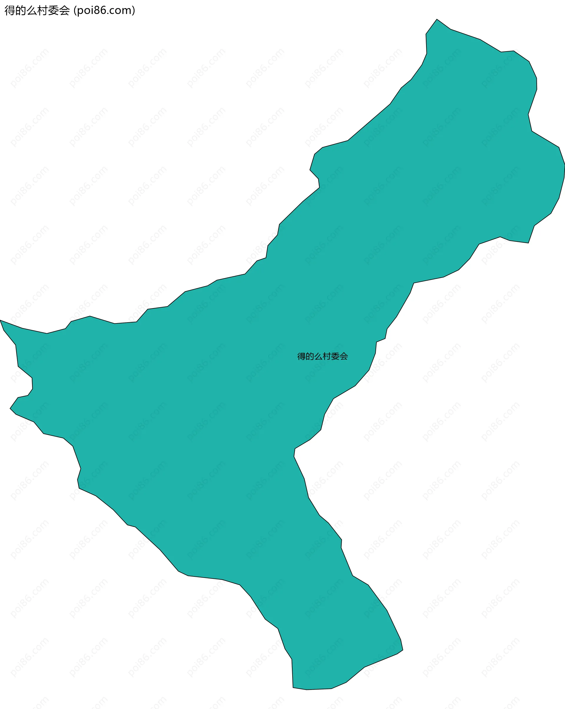 得的么村委会边界地图