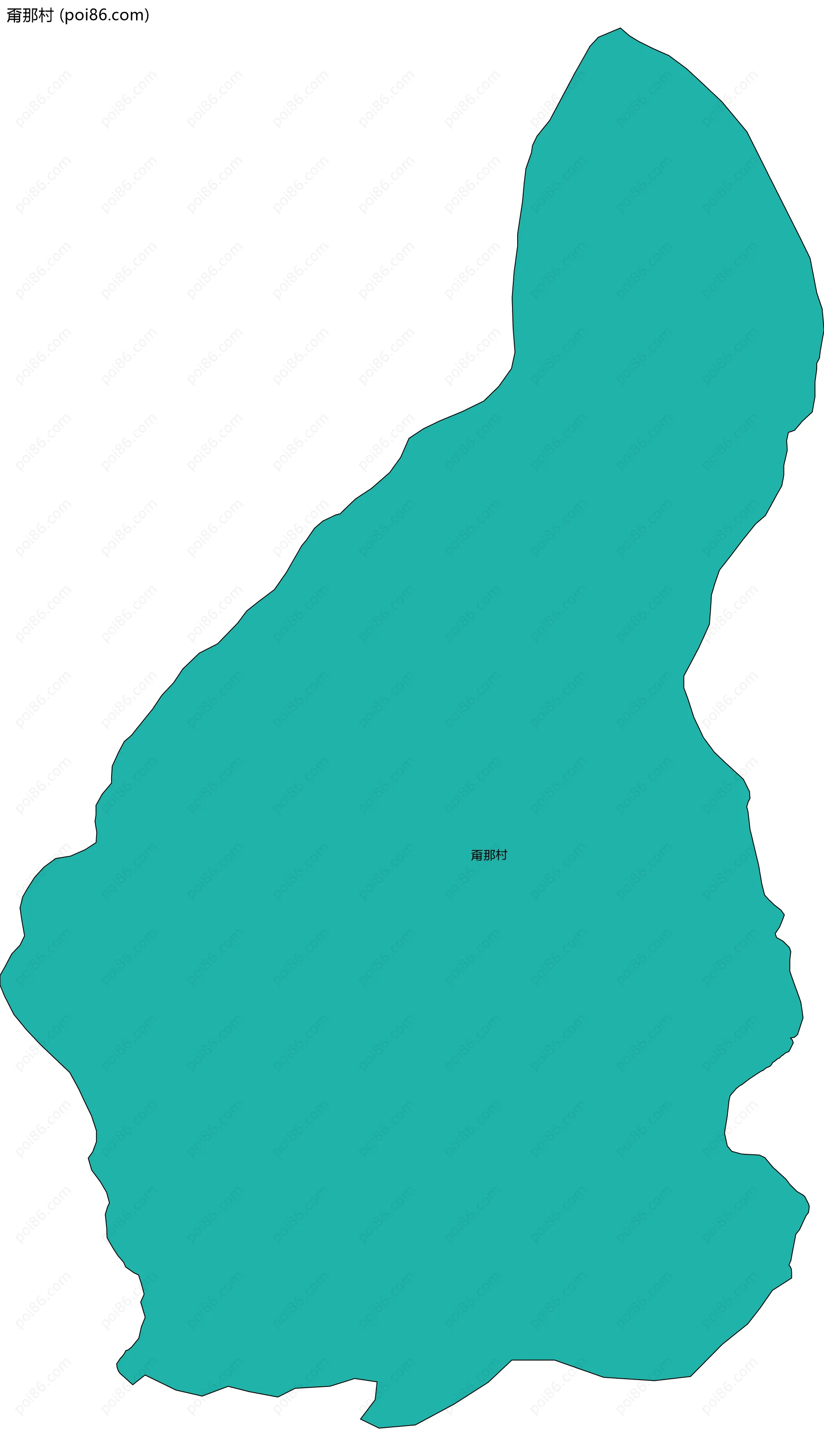 甭那村边界地图