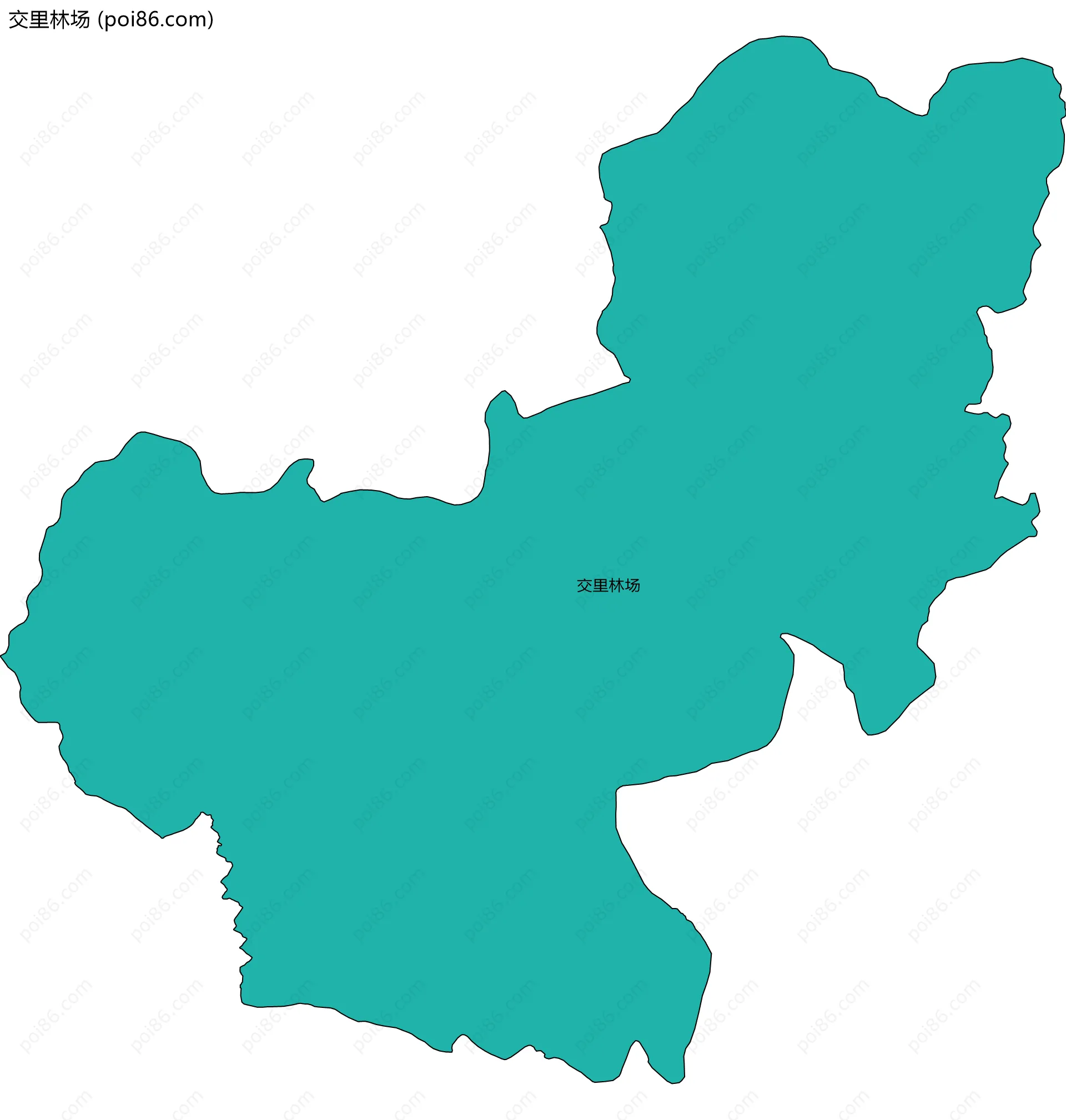 交里林场边界地图