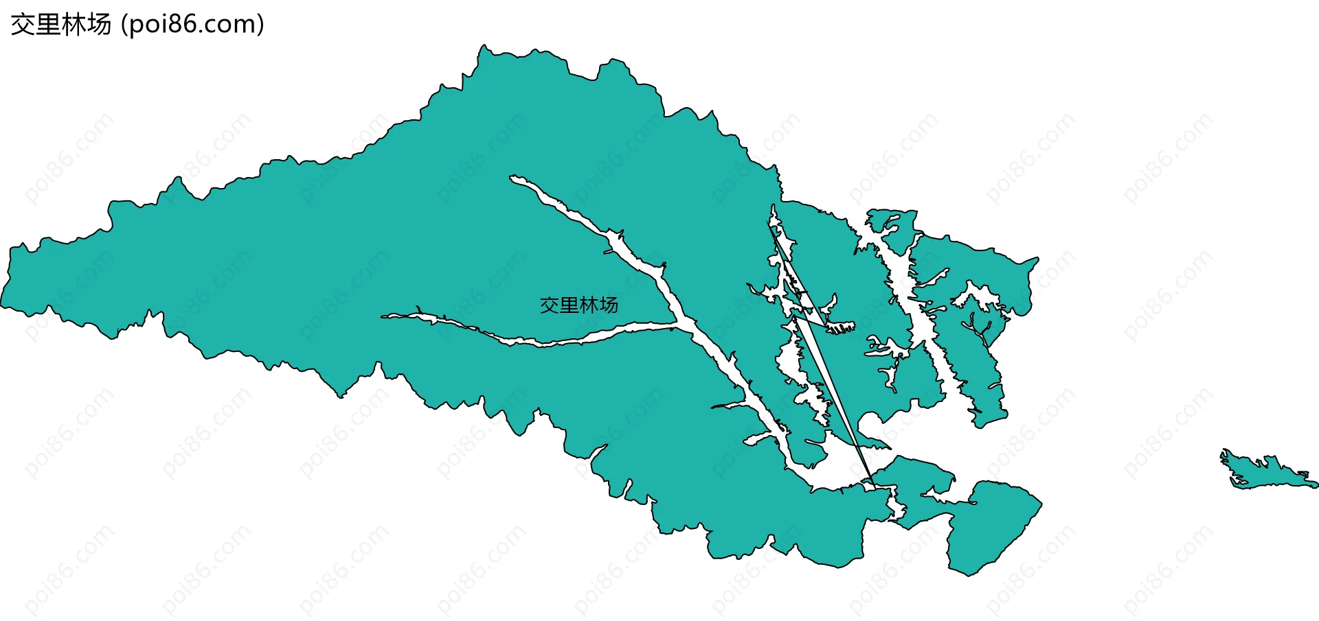 交里林场边界地图