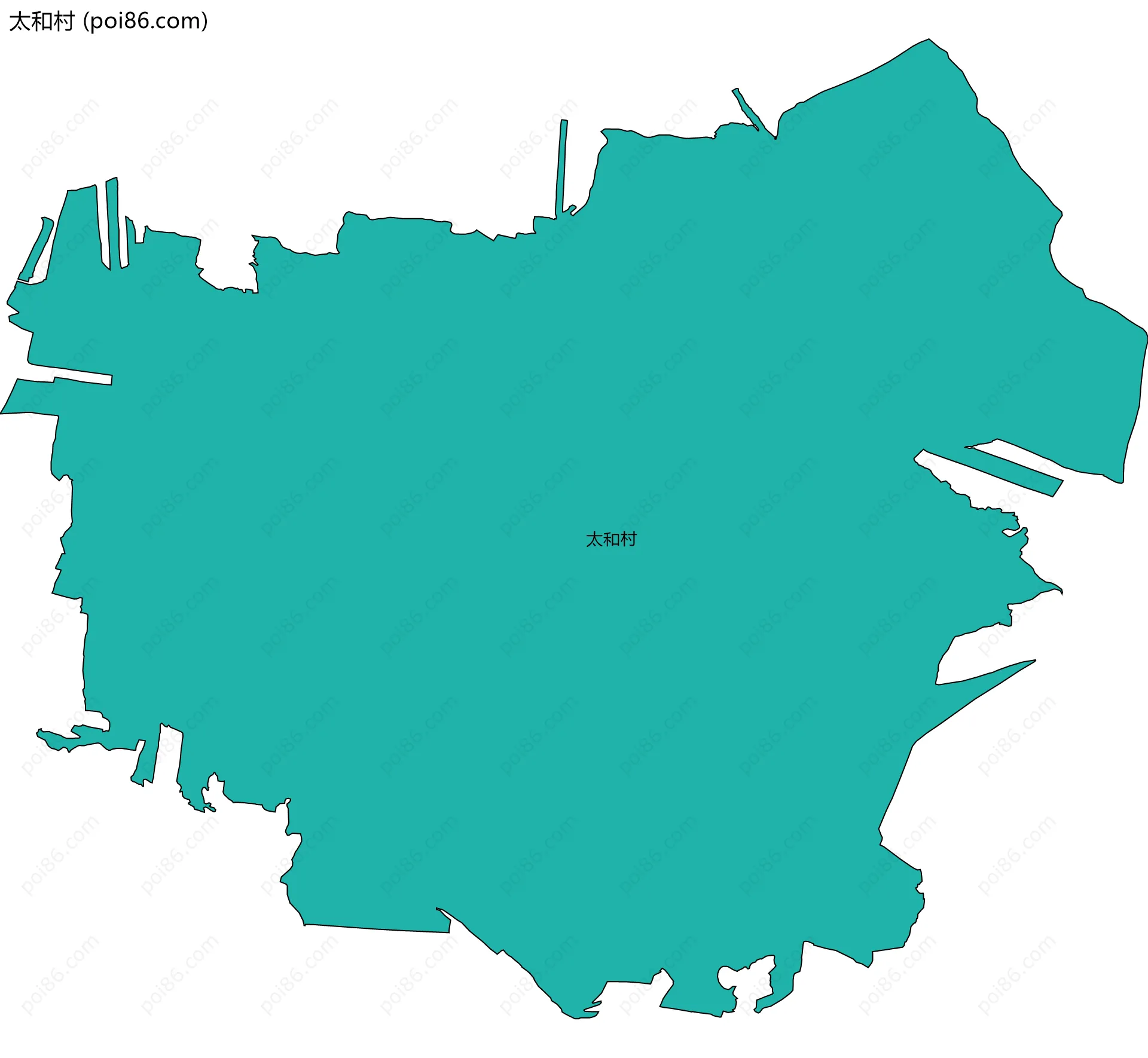 太和村边界地图