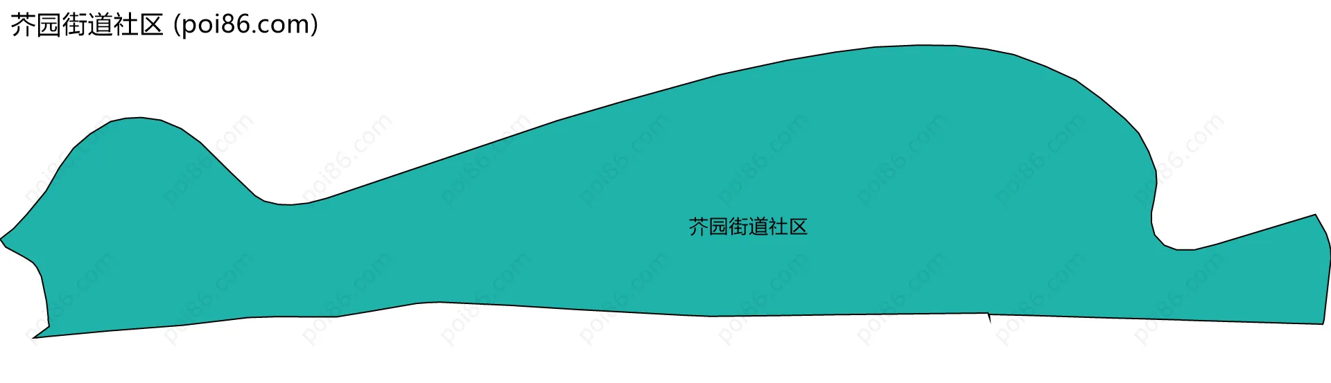 芥园街道社区边界地图