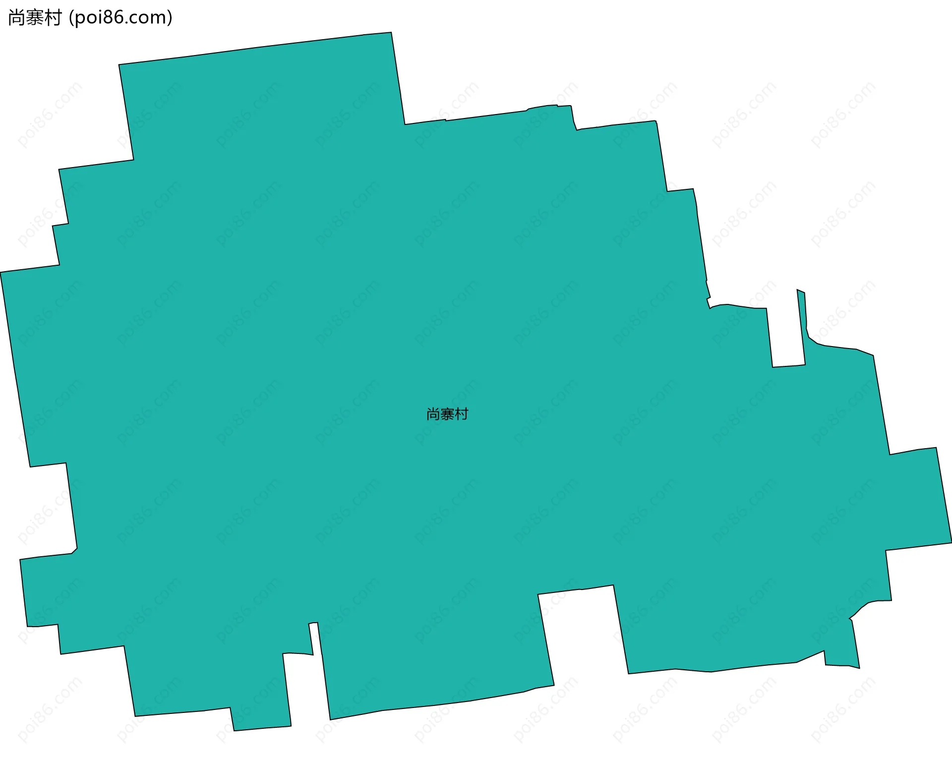 尚寨村边界地图