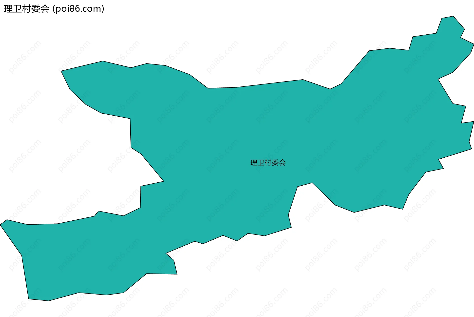 理卫村委会边界地图
