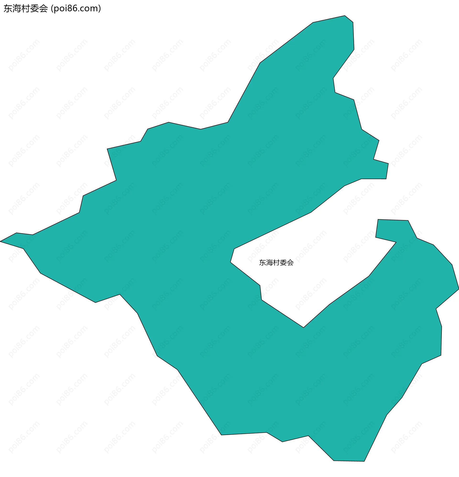 东海村委会边界地图