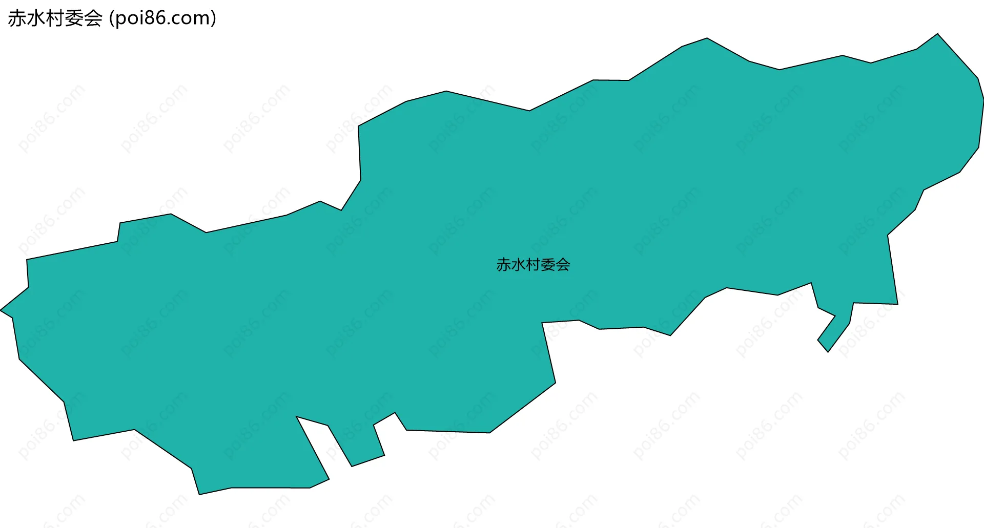 赤水村委会边界地图