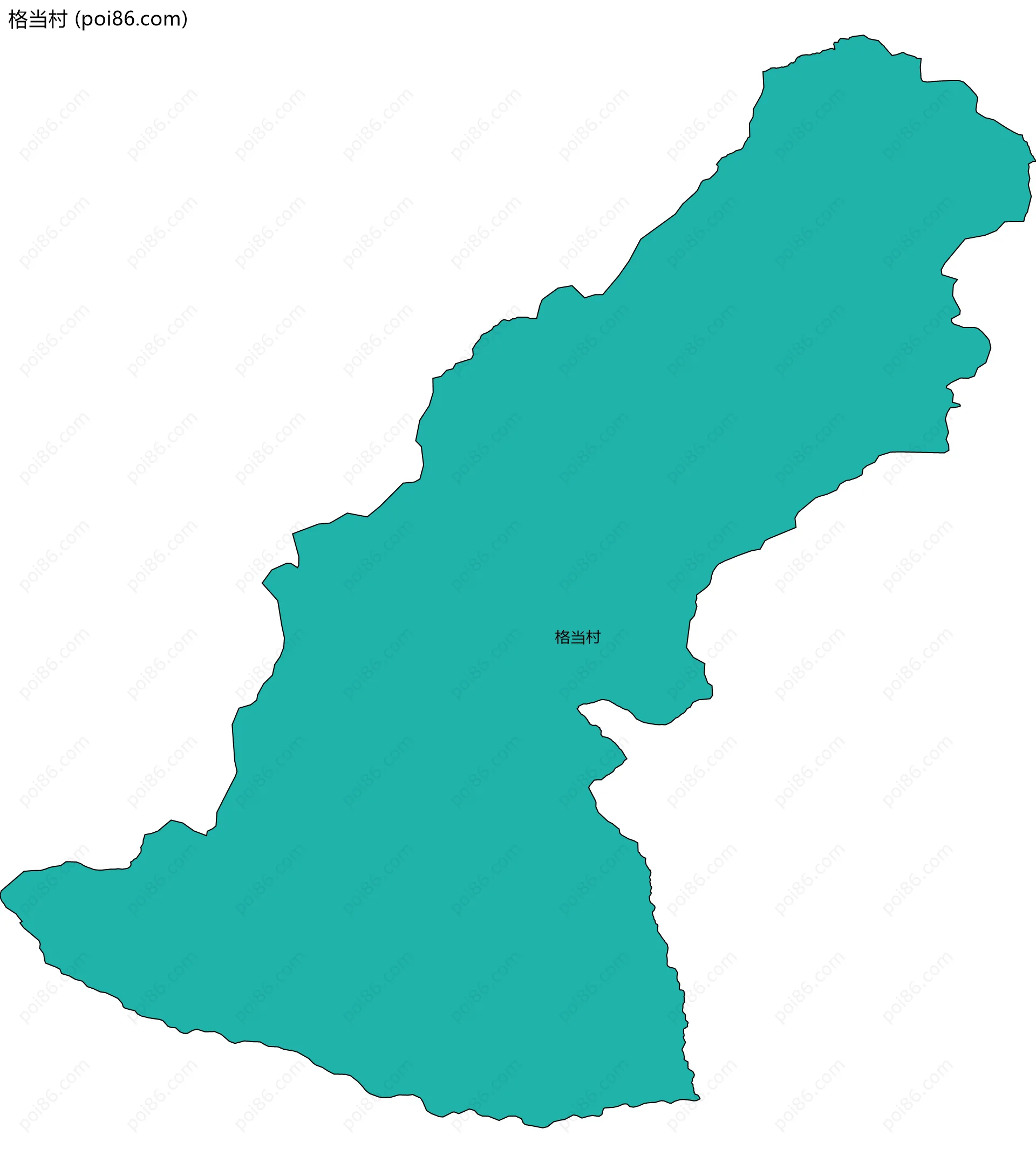 格当村边界地图