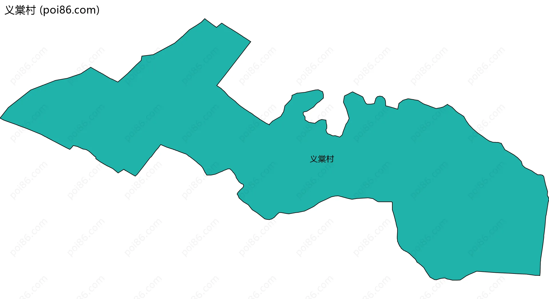 义棠村边界地图