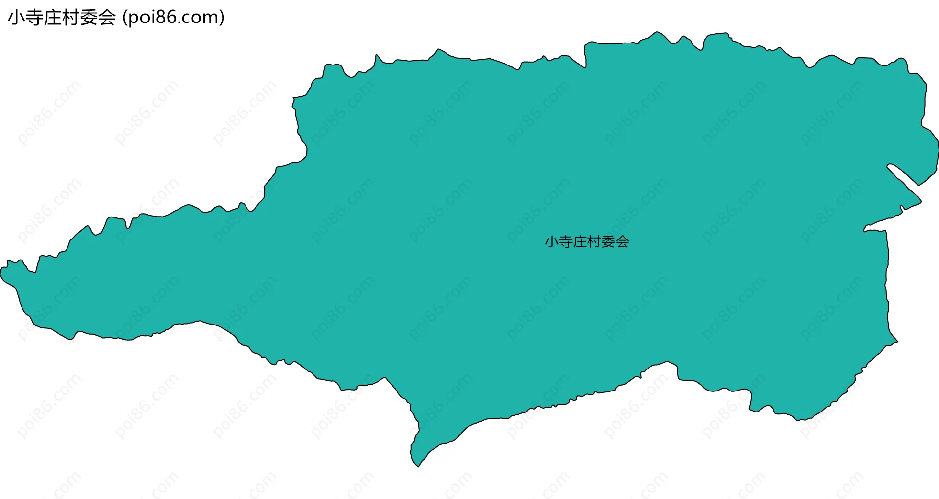 小寺庄村委会边界地图