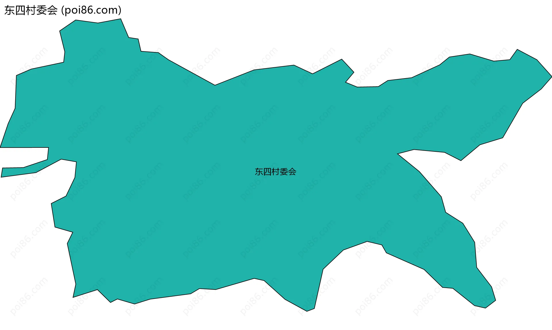 东四村委会边界地图