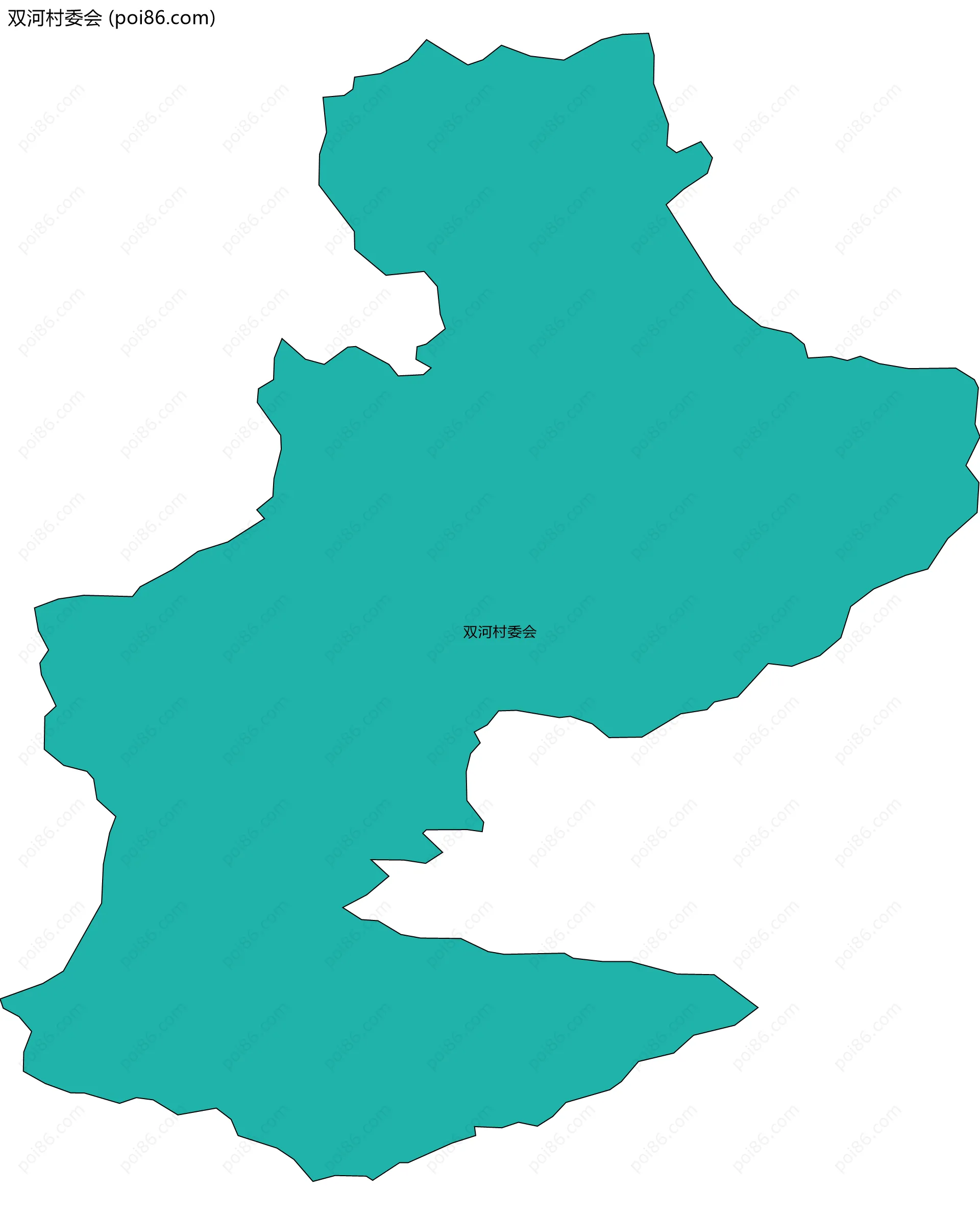 双河村委会边界地图