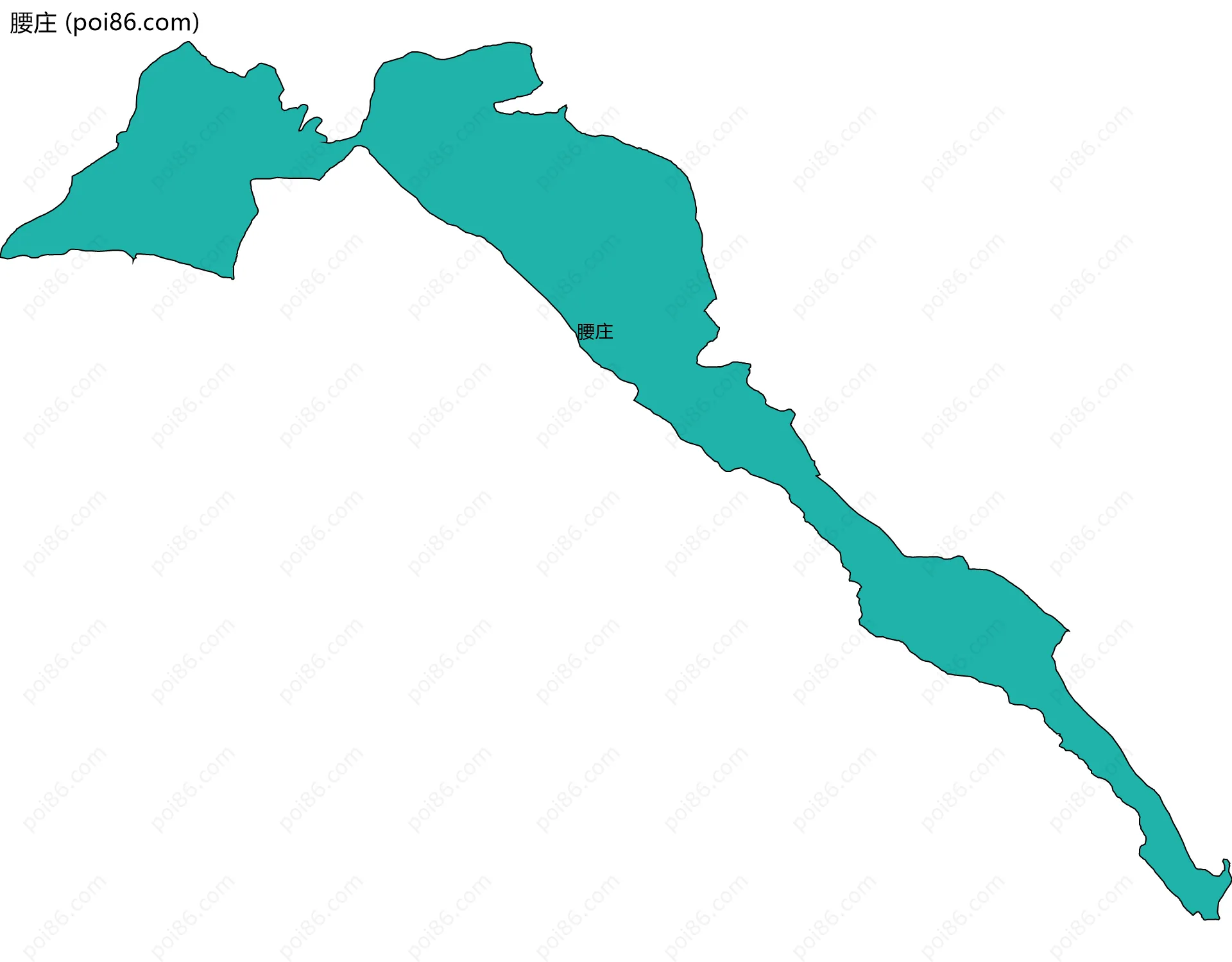 腰庄边界地图
