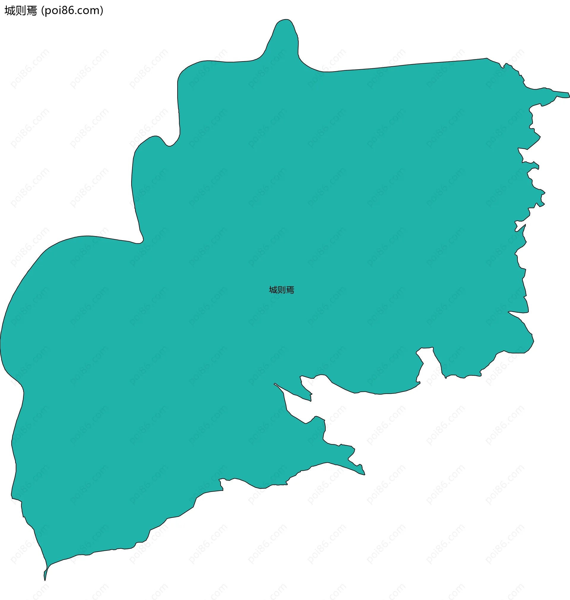 城则焉边界地图