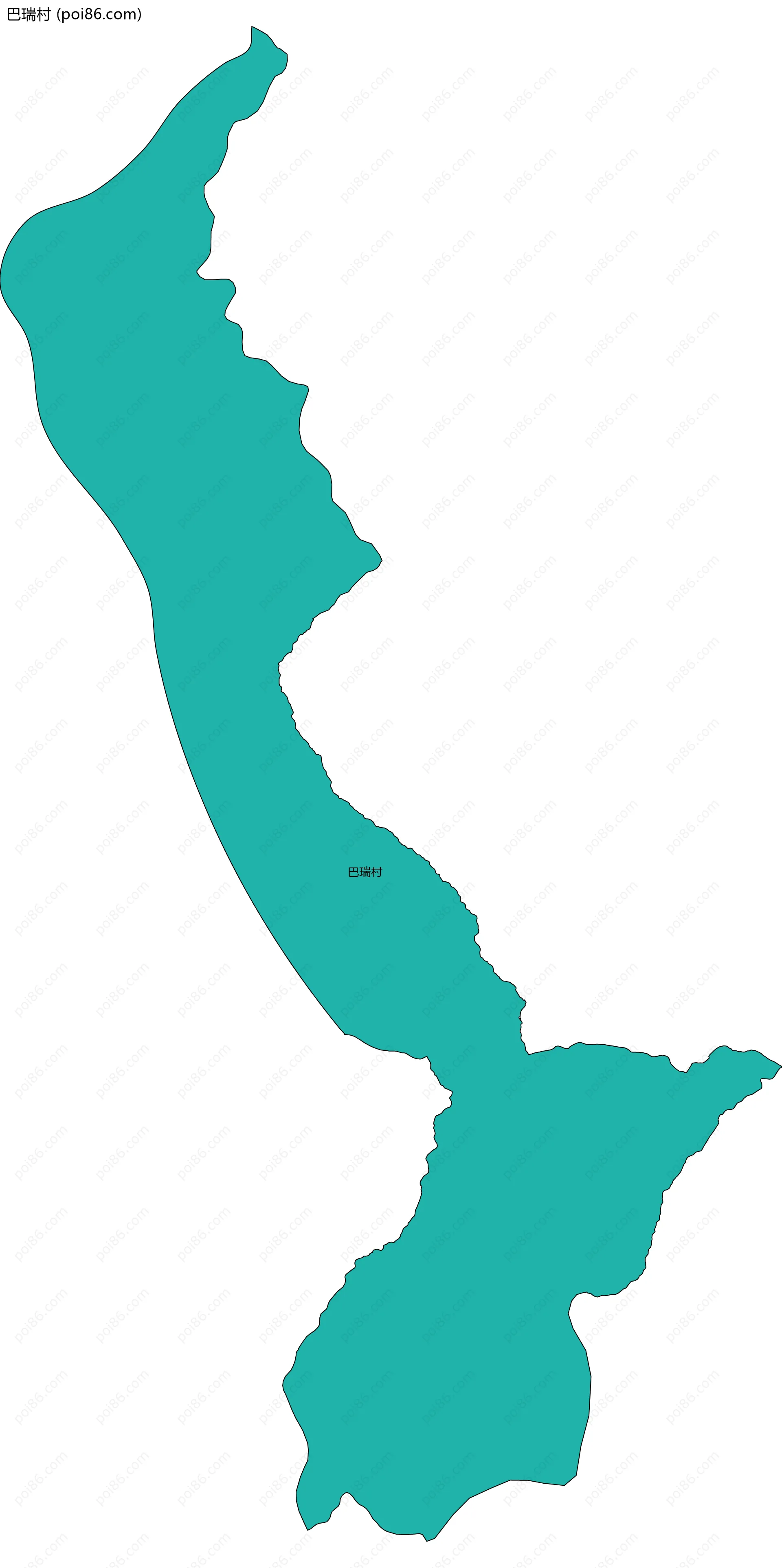 巴瑞村边界地图