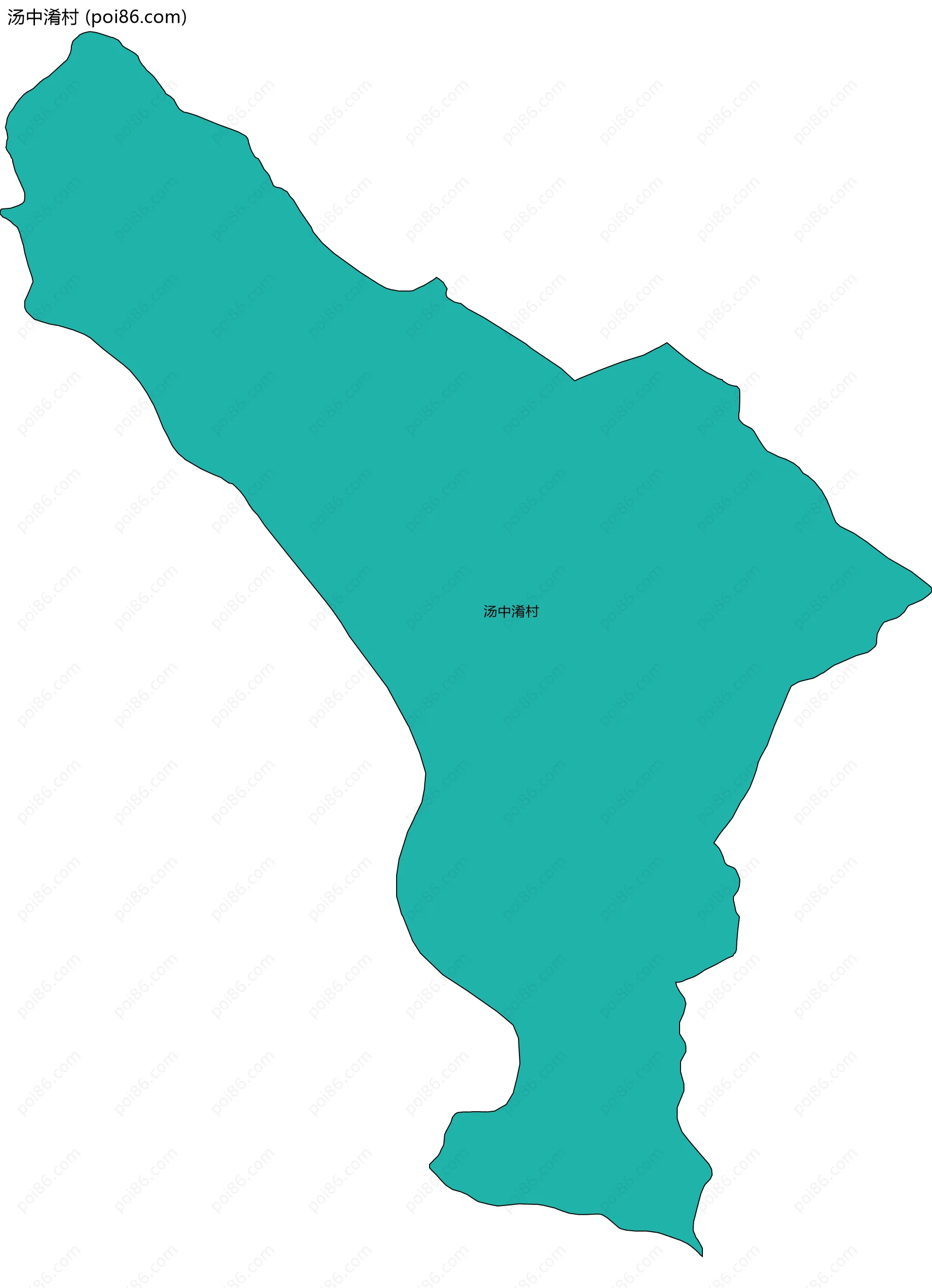 汤中淆村边界地图