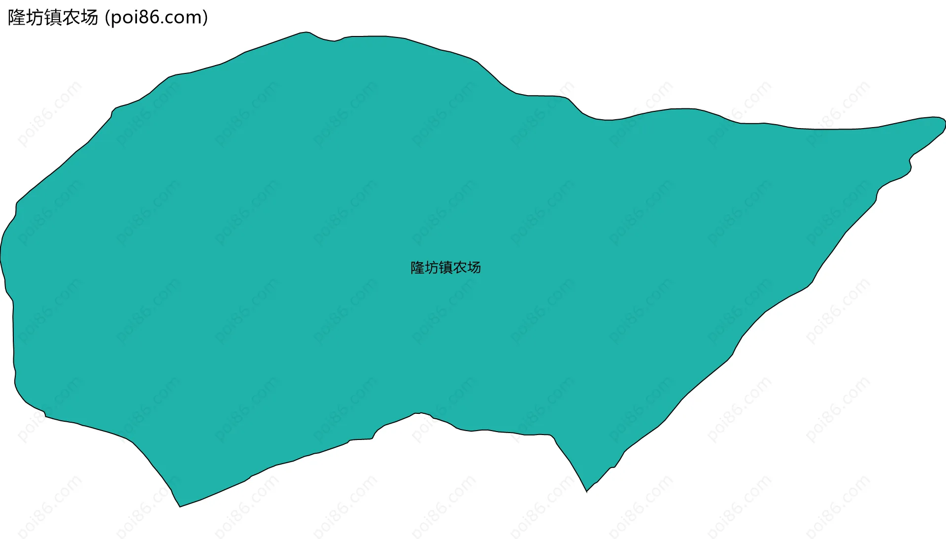 隆坊镇农场边界地图