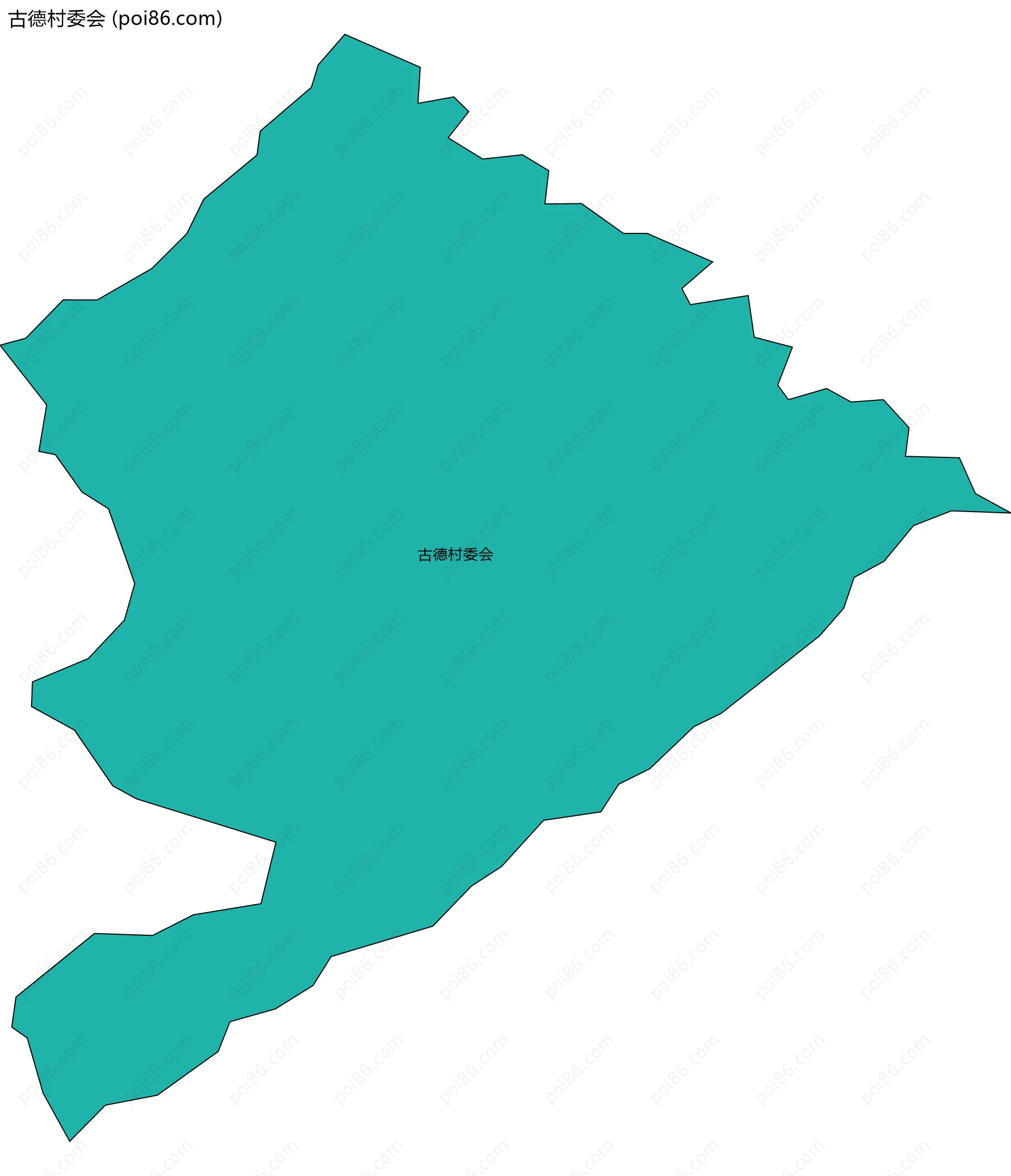 古德村委会边界地图