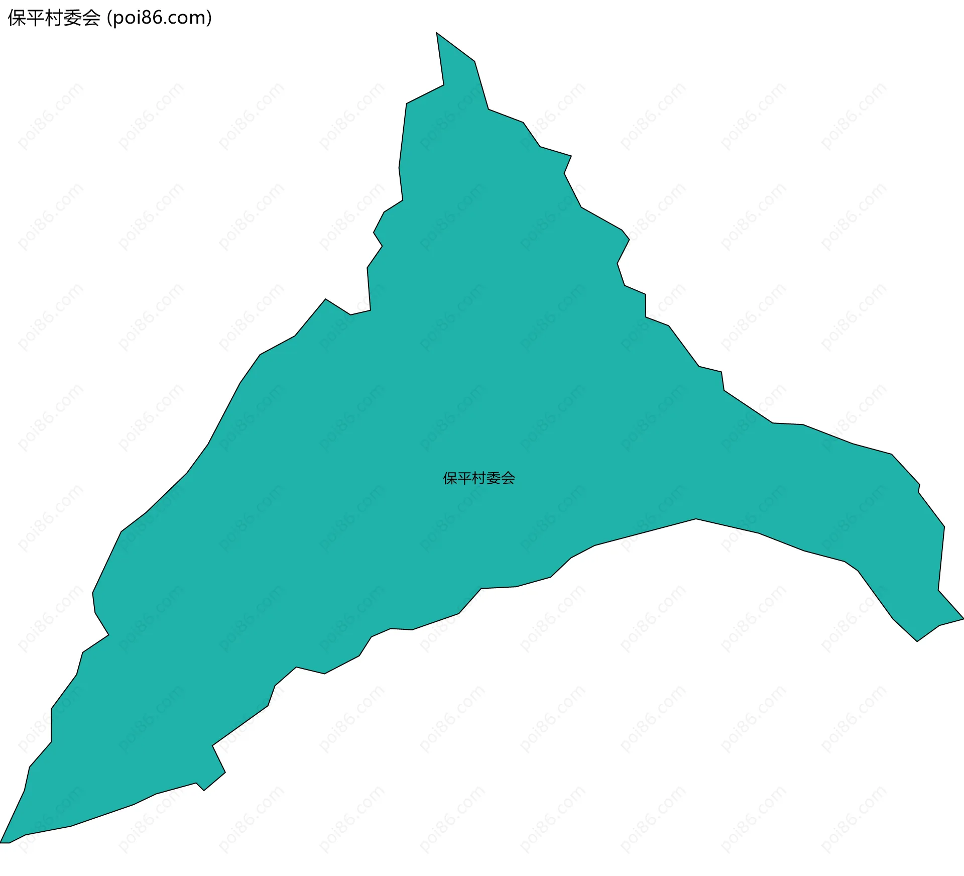 保平村委会边界地图