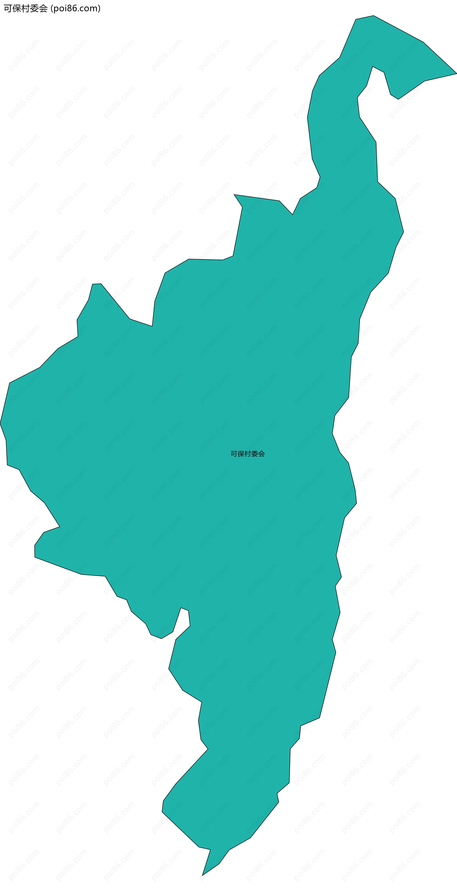 可保村委会边界地图