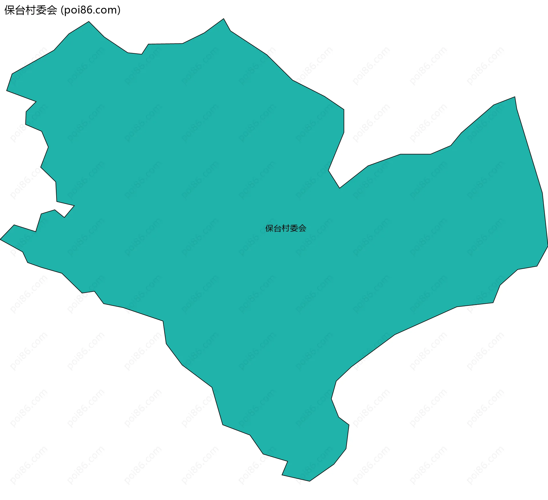 保台村委会边界地图