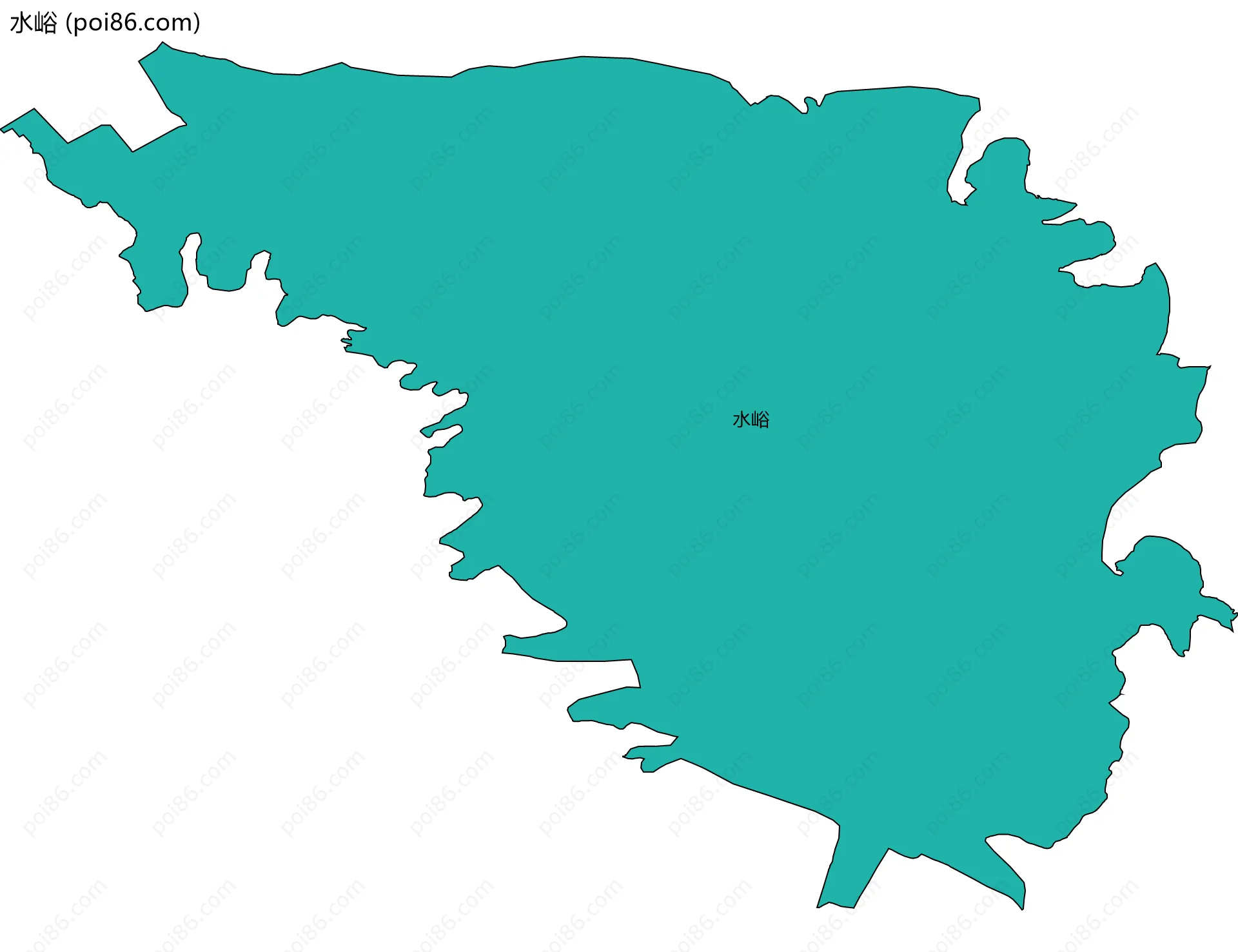 水峪边界地图