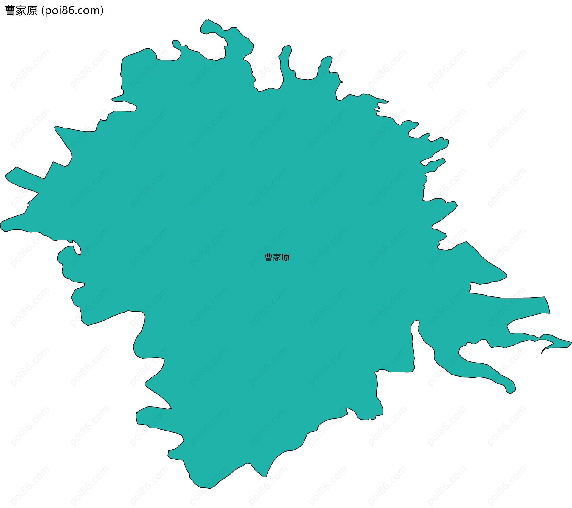 曹家原边界地图
